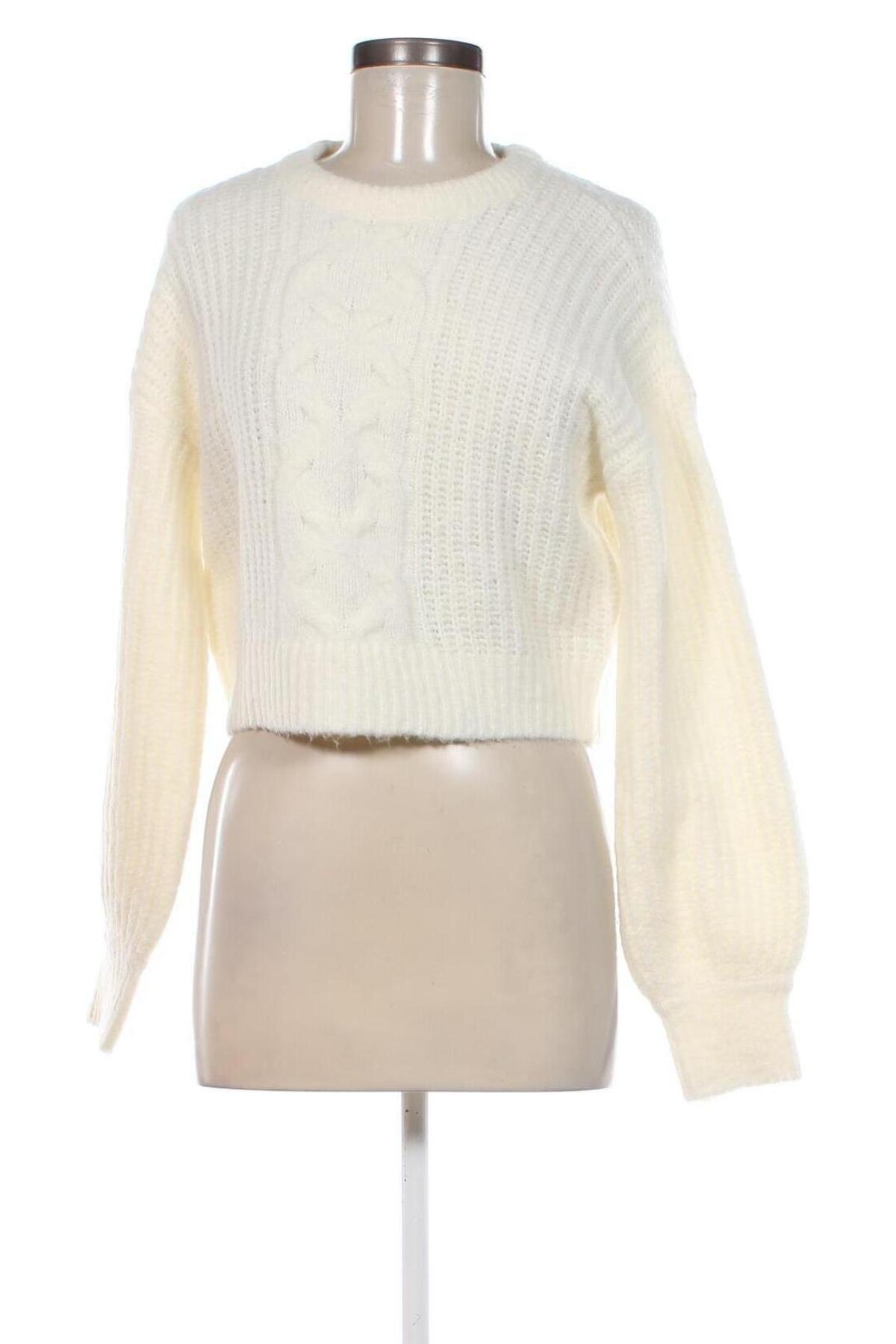 Γυναικείο πουλόβερ Noisy May, Μέγεθος S, Χρώμα Λευκό, Τιμή 11,38 €