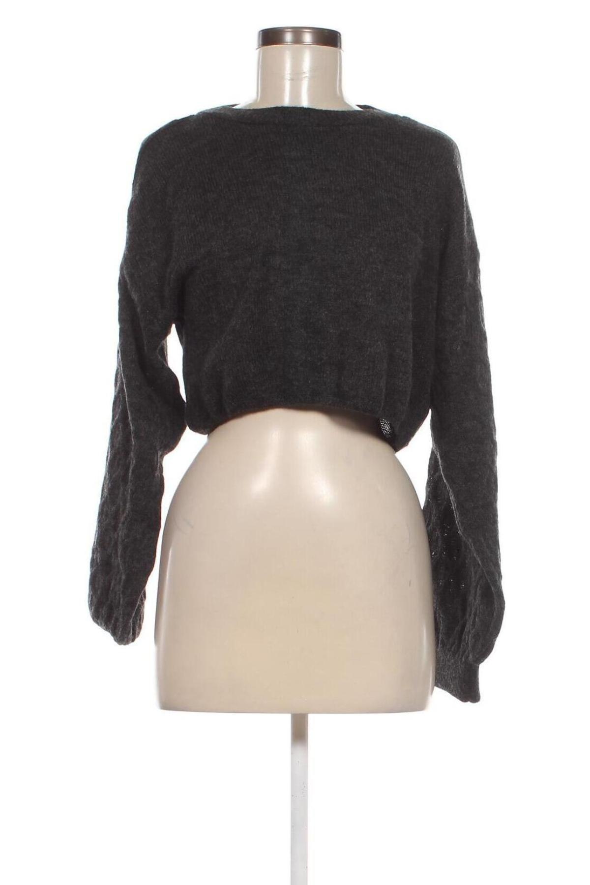 Дамски пуловер ONLY, Размер M, Цвят Сив, Цена 31,62 лв.
