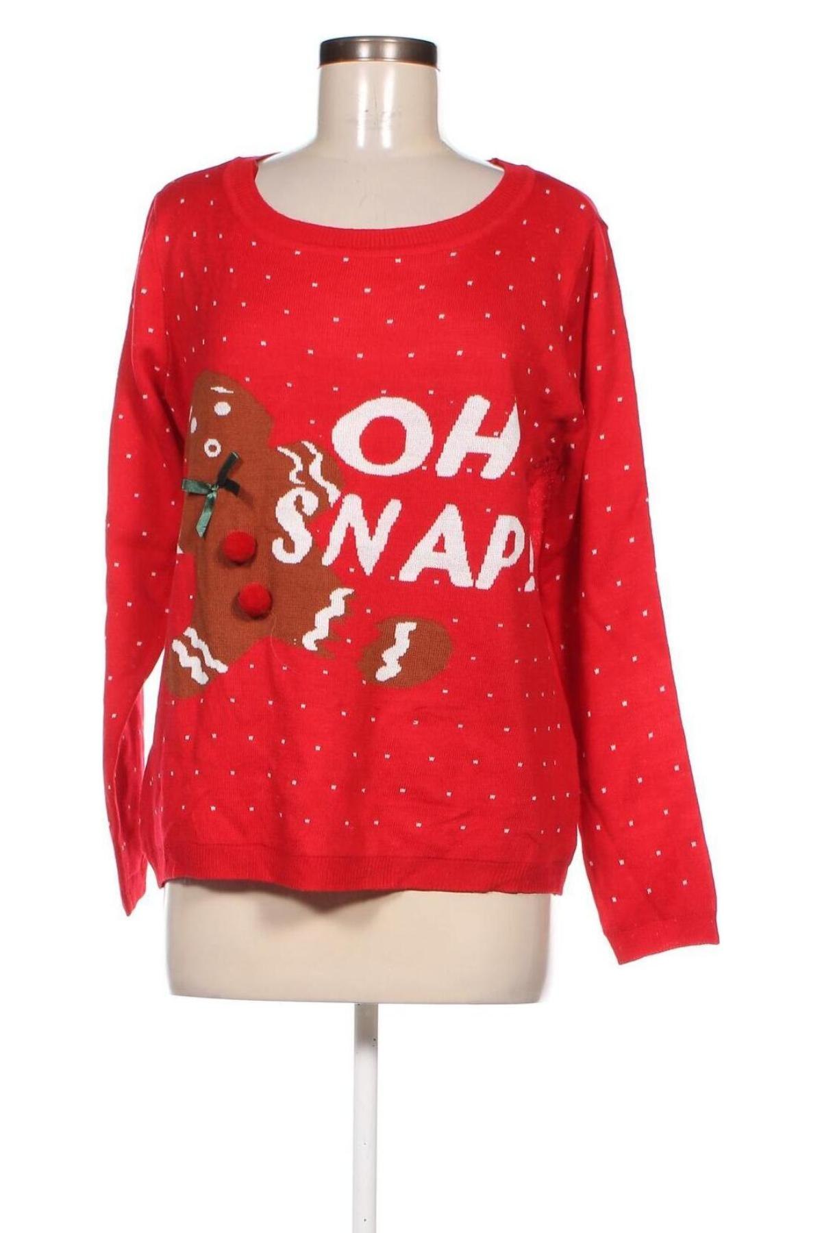 Γυναικείο πουλόβερ ONLY, Μέγεθος XL, Χρώμα Κόκκινο, Τιμή 8,85 €