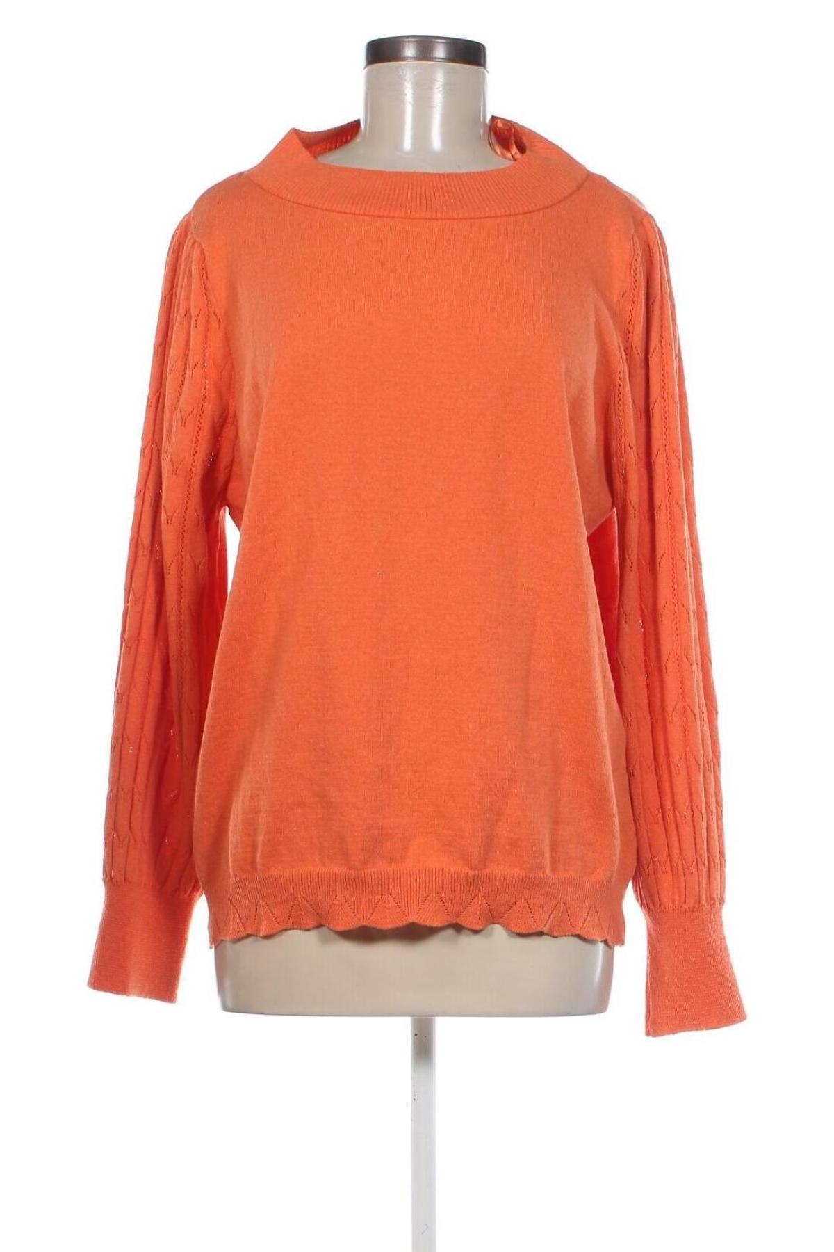 Дамски пуловер ONLY Carmakoma, Размер M, Цвят Оранжев, Цена 15,50 лв.