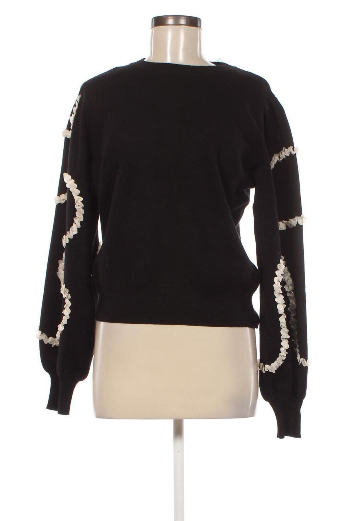 Дамски пуловер Object, Размер L, Цвят Черен, Цена 44,64 лв.