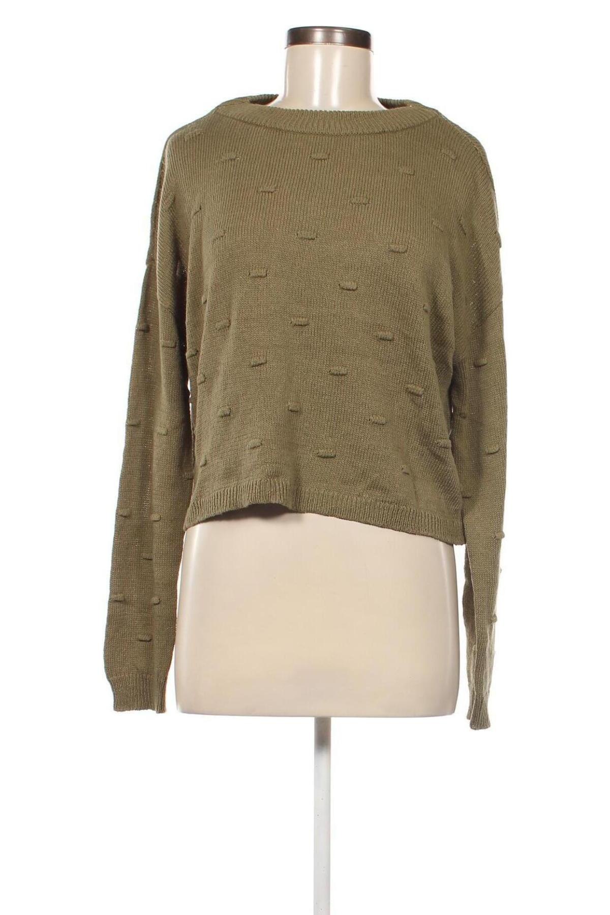 Дамски пуловер Object, Размер S, Цвят Зелен, Цена 17,63 лв.