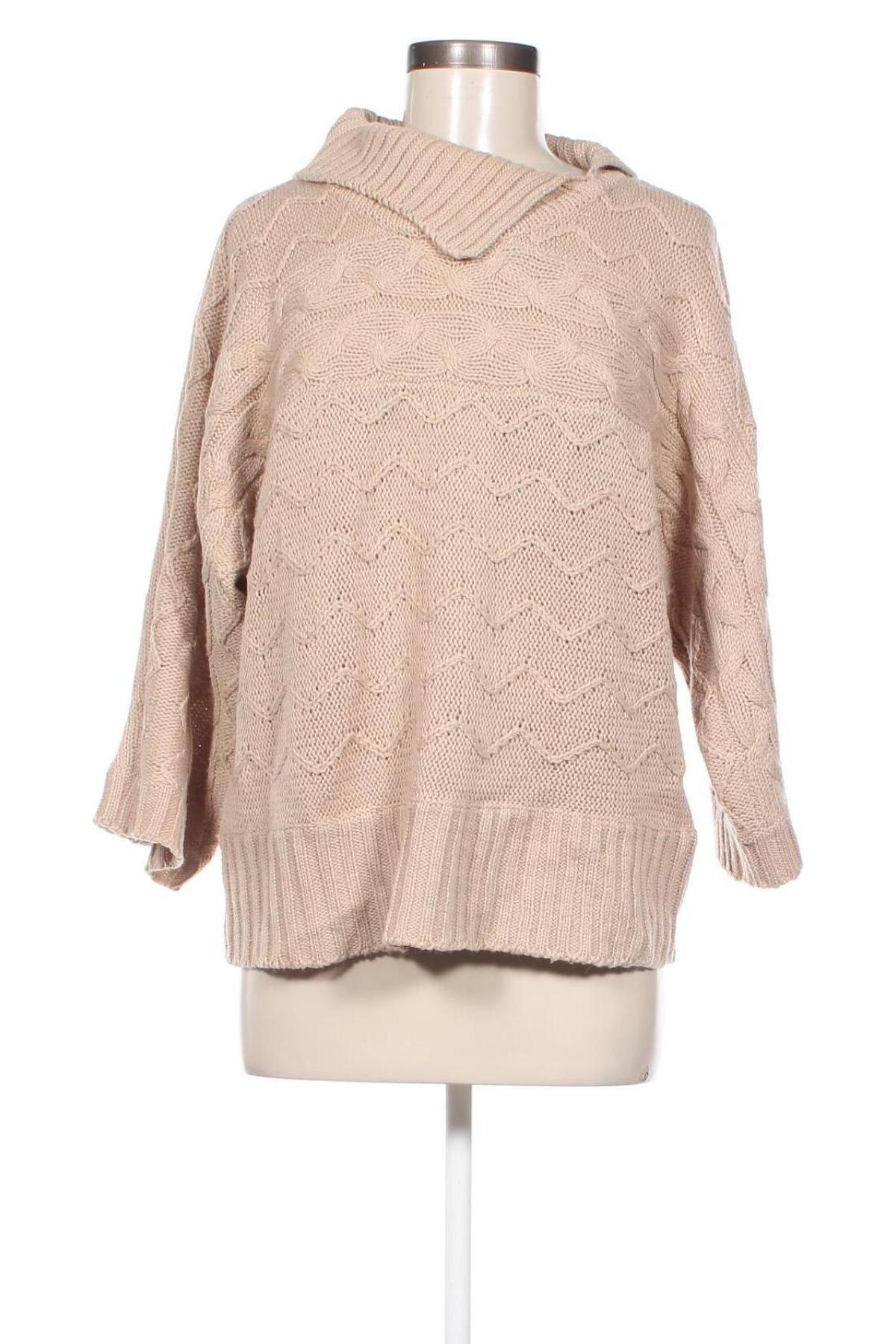Γυναικείο πουλόβερ Okay, Μέγεθος XL, Χρώμα  Μπέζ, Τιμή 8,97 €