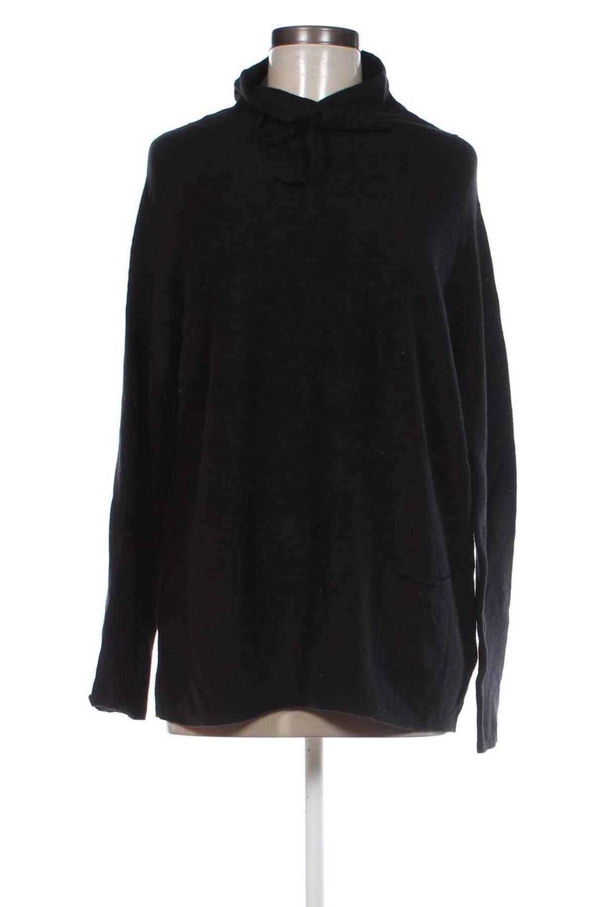 Γυναικείο πουλόβερ Oui, Μέγεθος L, Χρώμα Μαύρο, Τιμή 13,42 €