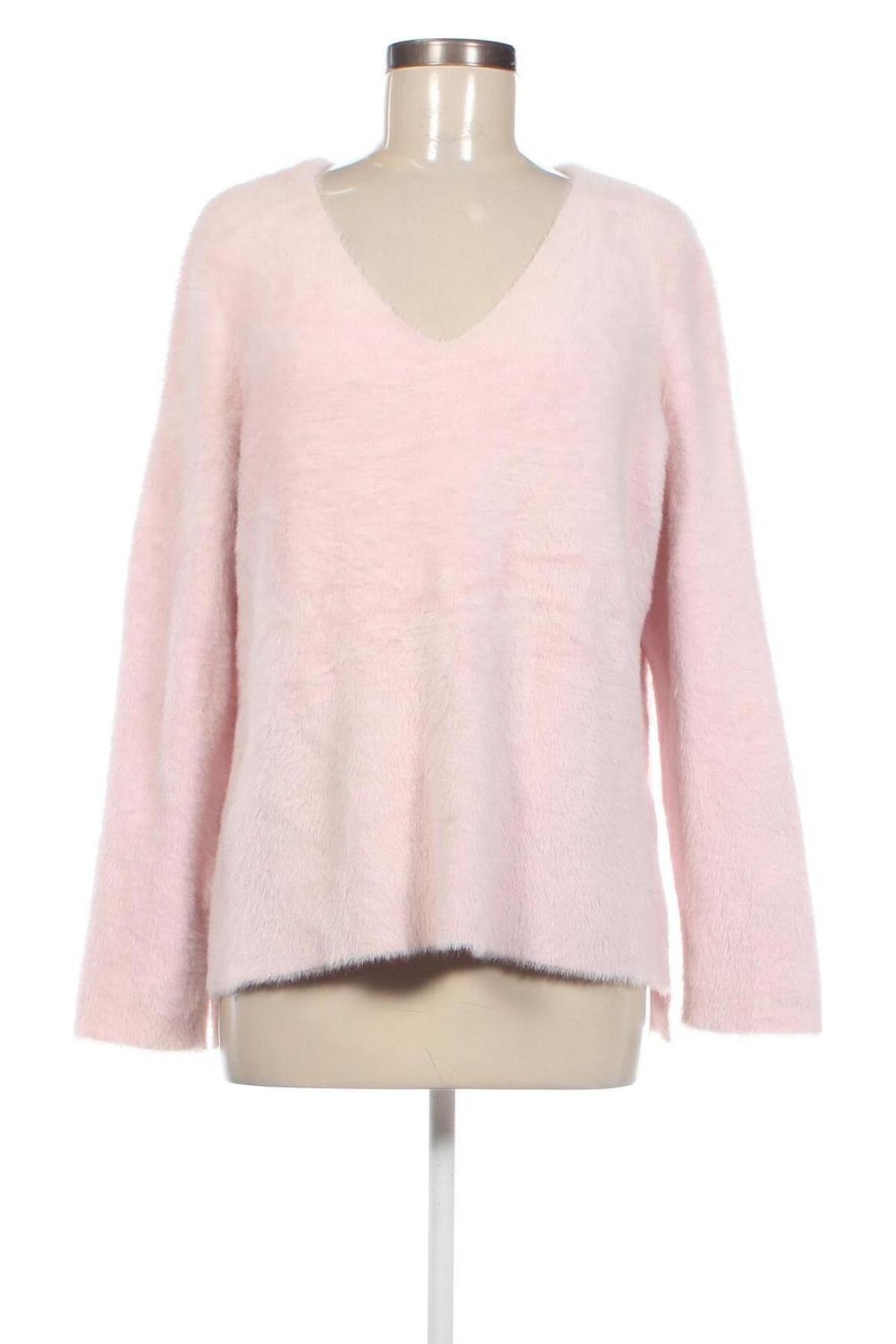 Дамски пуловер Oui, Размер L, Цвят Розов, Цена 37,20 лв.