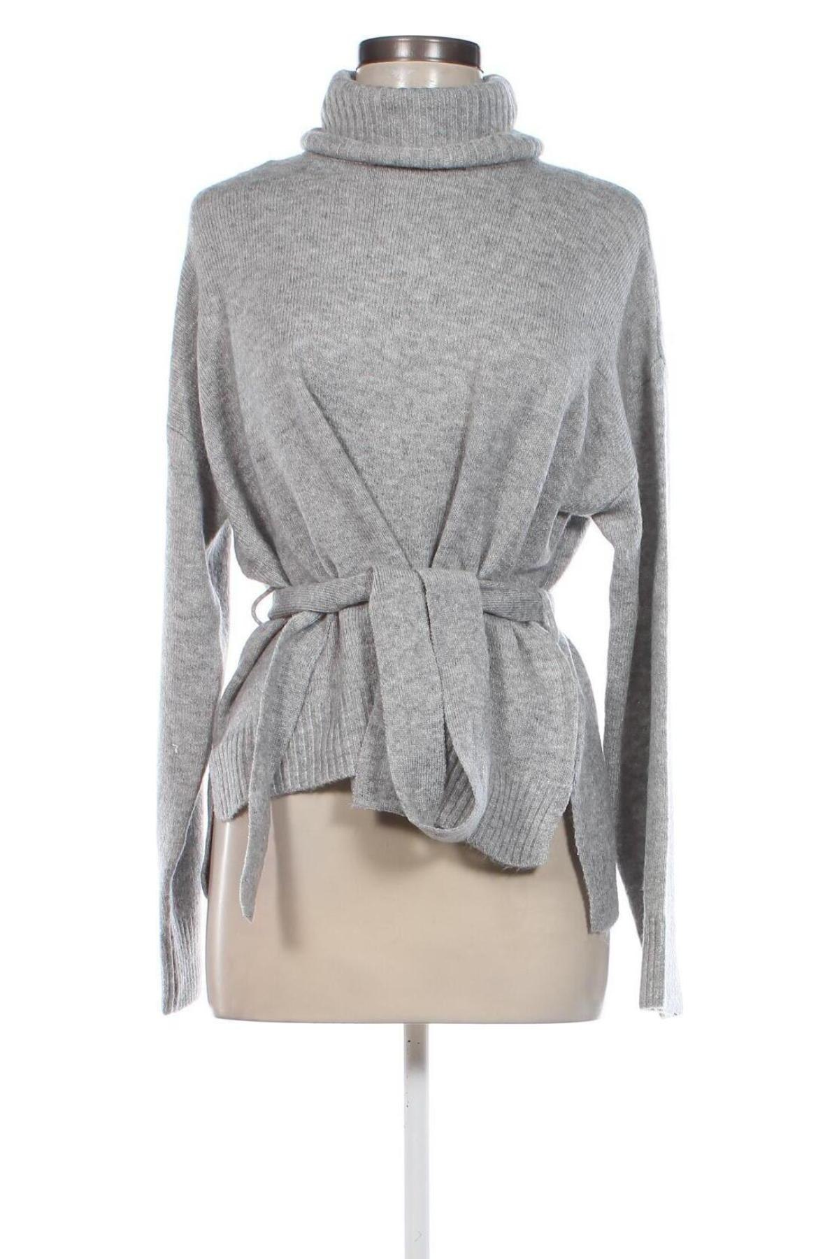 Γυναικείο πουλόβερ Pieces, Μέγεθος S, Χρώμα Γκρί, Τιμή 14,38 €