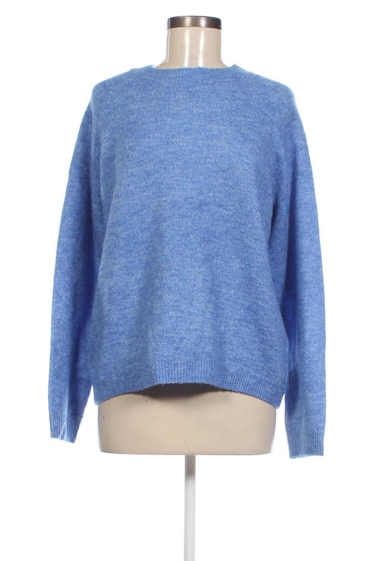 Γυναικείο πουλόβερ Pieces, Μέγεθος L, Χρώμα Μπλέ, Τιμή 7,18 €