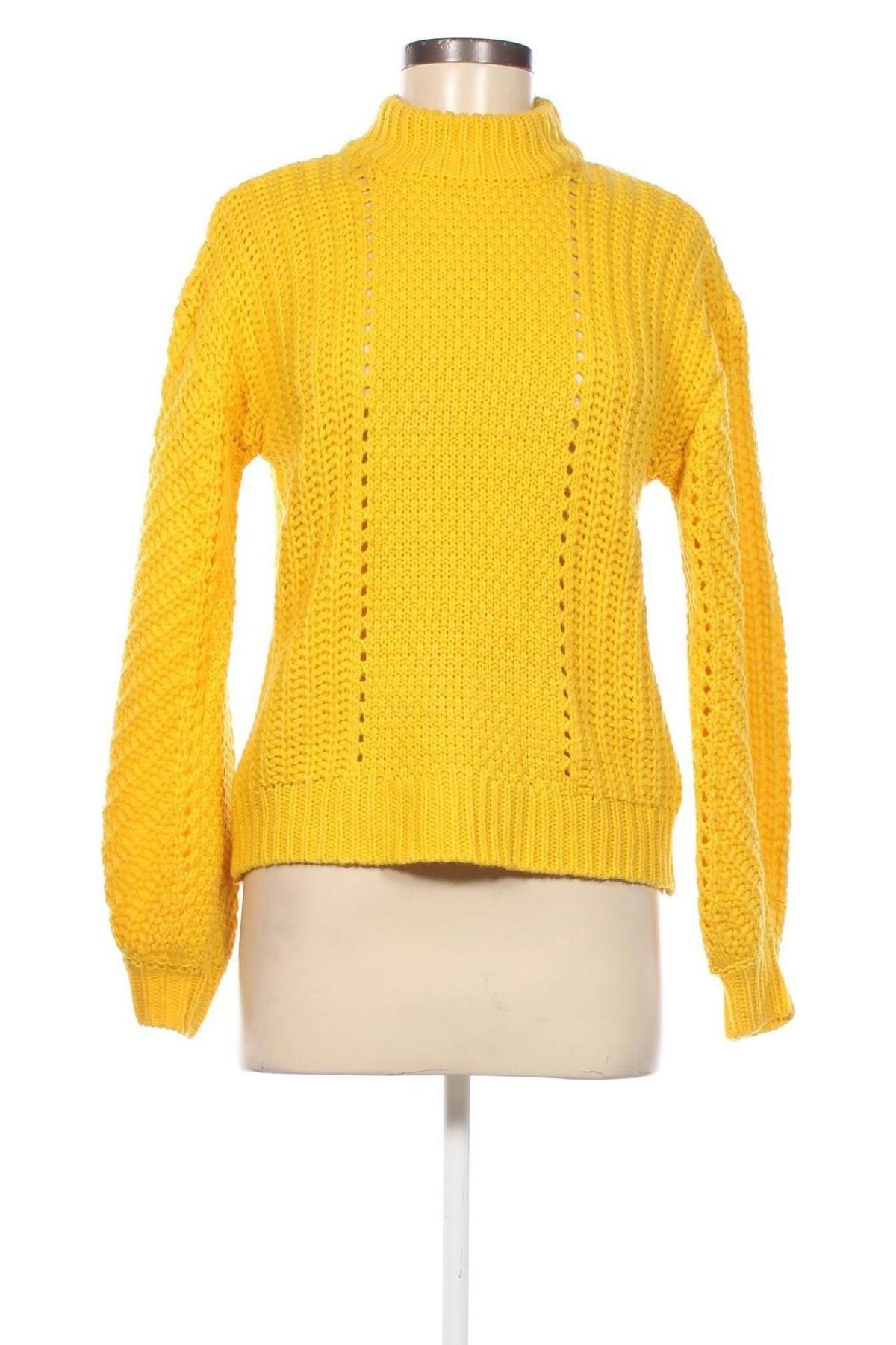 Damski sweter Pieces, Rozmiar XS, Kolor Żółty, Cena 34,54 zł