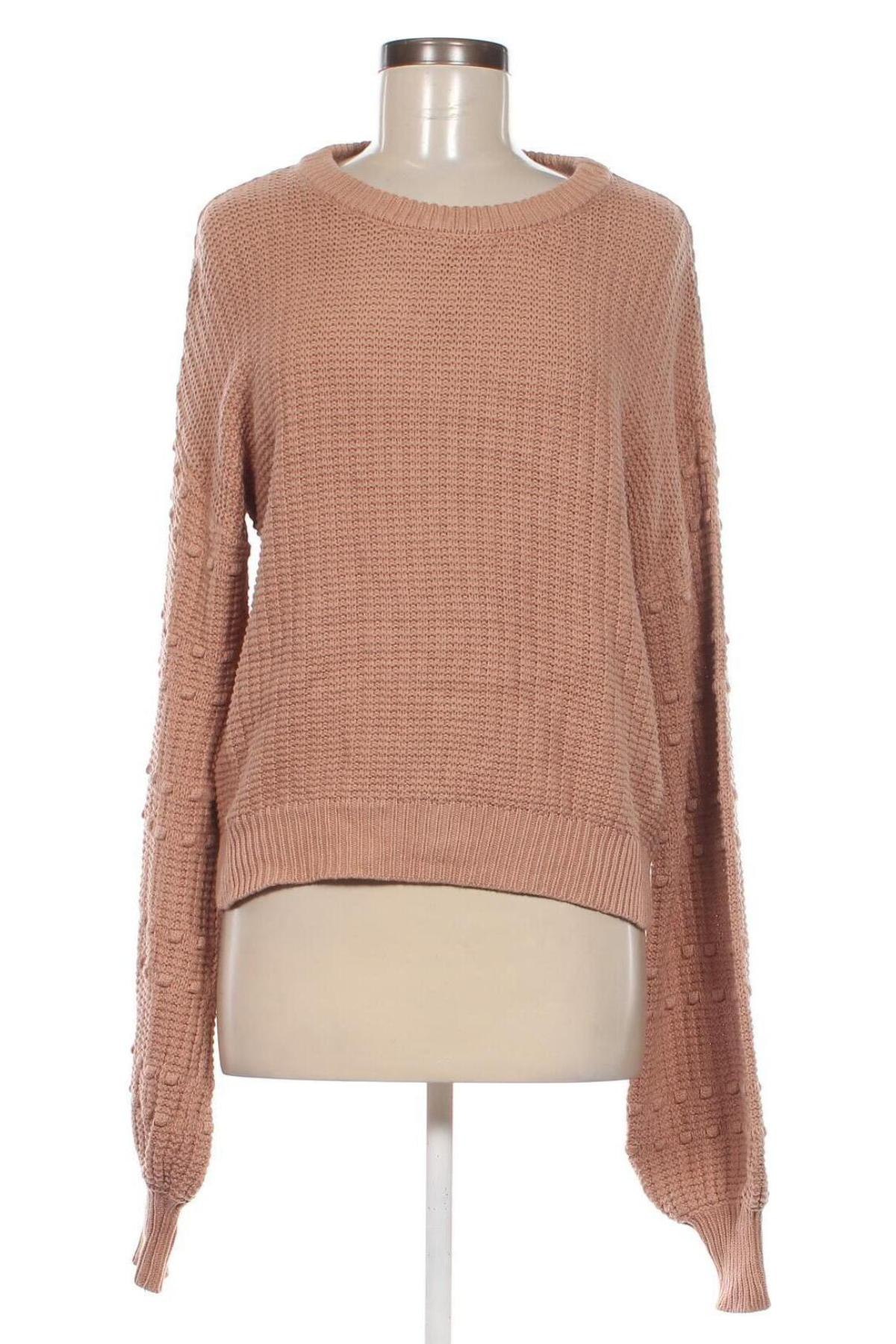 Damski sweter Pink Lily, Rozmiar M, Kolor Brązowy, Cena 32,99 zł