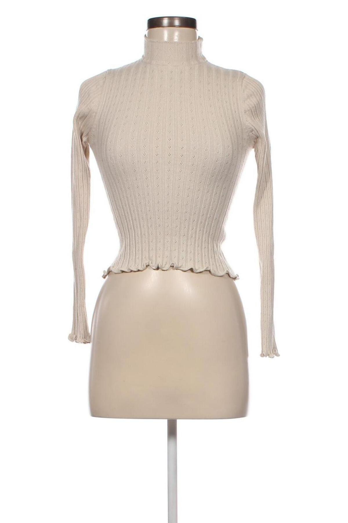 Damenpullover Pull&Bear, Größe S, Farbe Beige, Preis € 5,49