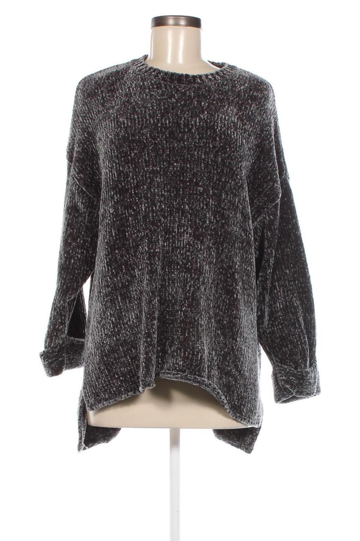 Дамски пуловер Pull&Bear, Размер M, Цвят Сив, Цена 11,60 лв.
