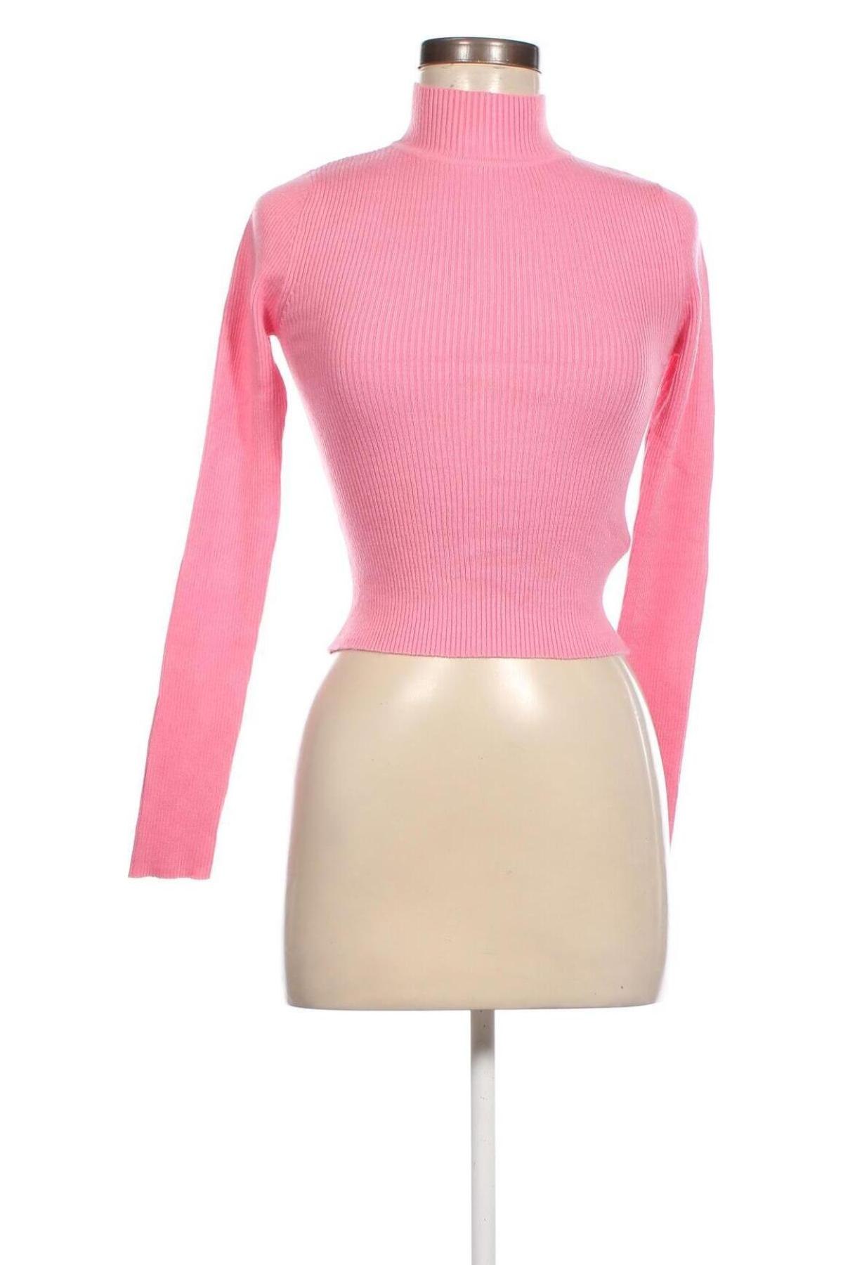 Дамски пуловер Pull&Bear, Размер S, Цвят Розов, Цена 11,60 лв.