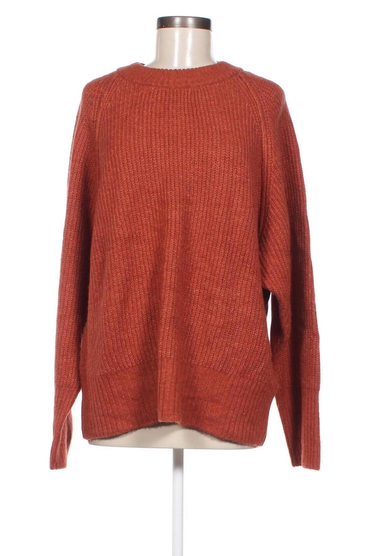 Дамски пуловер Rainbow, Размер XL, Цвят Оранжев, Цена 16,24 лв.