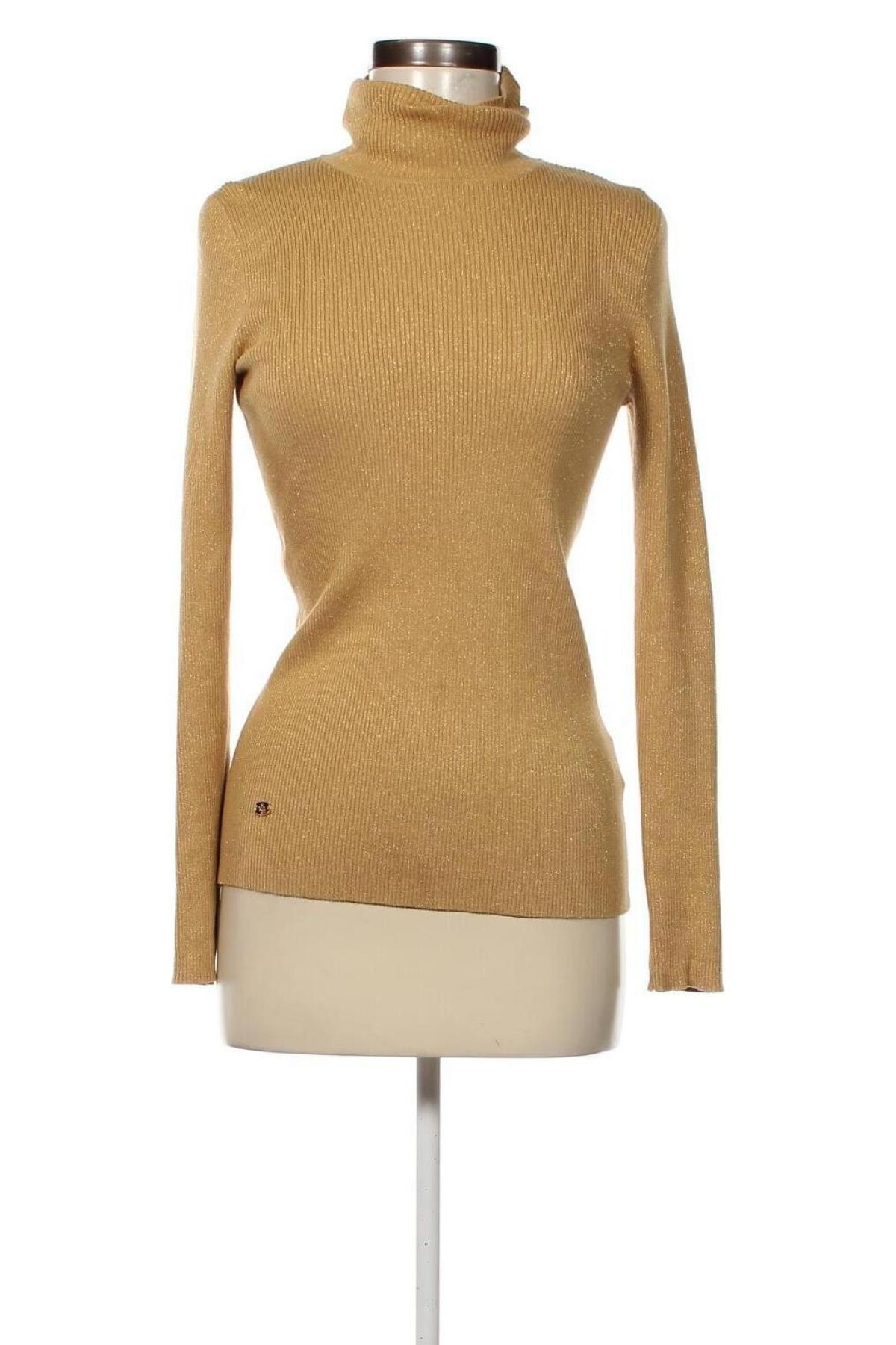 Дамски пуловер Ralph Lauren, Размер M, Цвят Златист, Цена 161,15 лв.