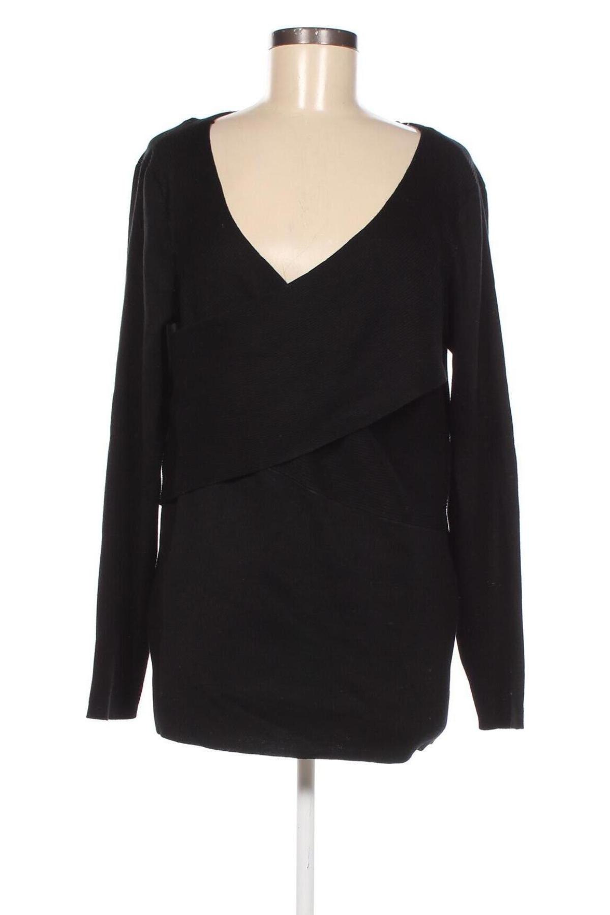 Γυναικείο πουλόβερ S.Oliver, Μέγεθος XXL, Χρώμα Μαύρο, Τιμή 15,22 €