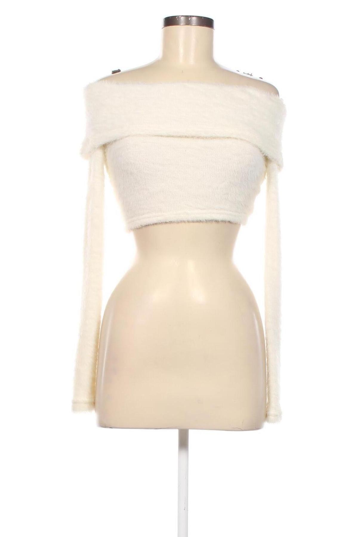 Pulover de femei SHEIN, Mărime XS, Culoare Ecru, Preț 38,16 Lei