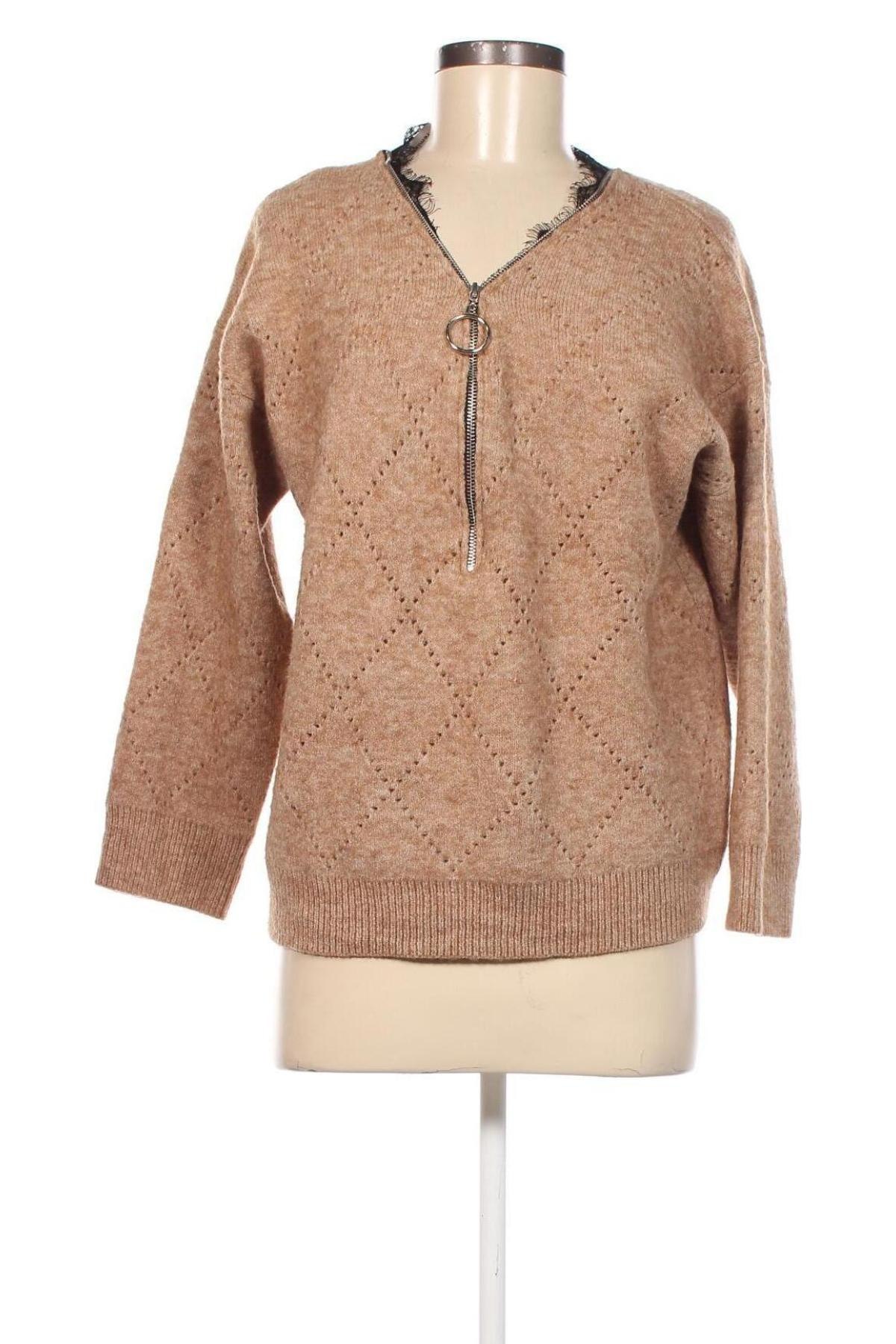 Дамски пуловер Sheilay, Размер XL, Цвят Кафяв, Цена 16,24 лв.