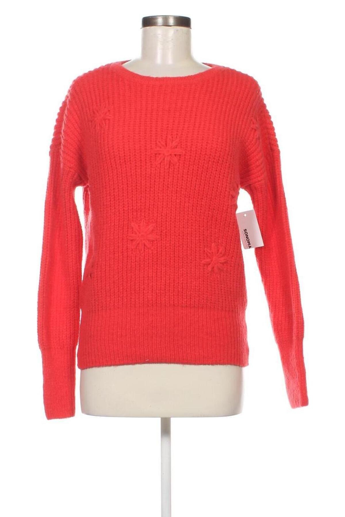 Damenpullover Sonoma, Größe S, Farbe Rot, Preis € 13,76