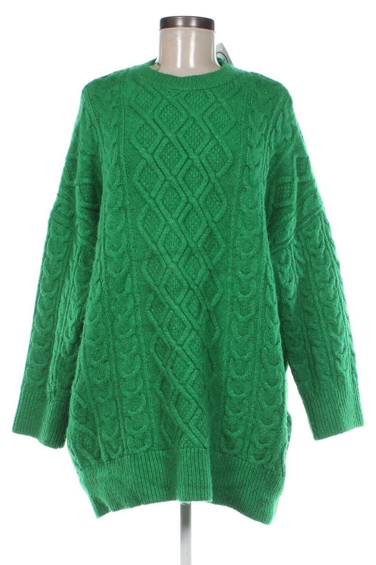 Pulover de femei Stradivarius, Mărime XL, Culoare Verde, Preț 44,83 Lei