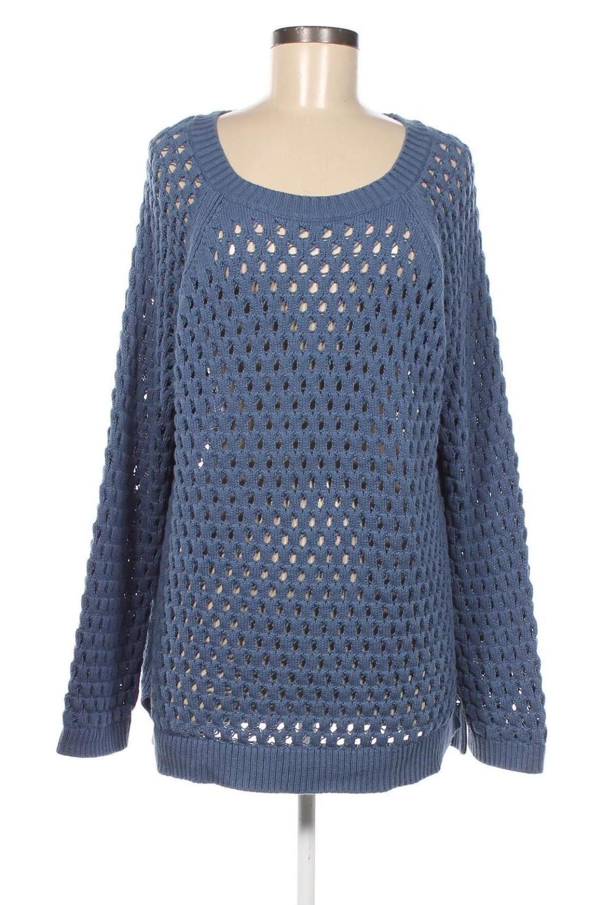 Damenpullover Talbots, Größe XXL, Farbe Blau, Preis 10,09 €