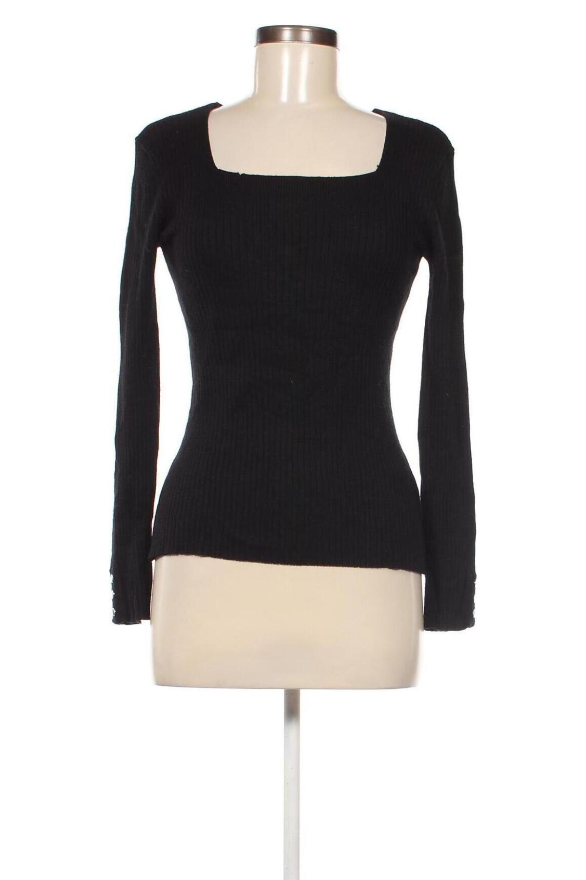 Γυναικείο πουλόβερ Tamaris, Μέγεθος M, Χρώμα Μαύρο, Τιμή 10,14 €