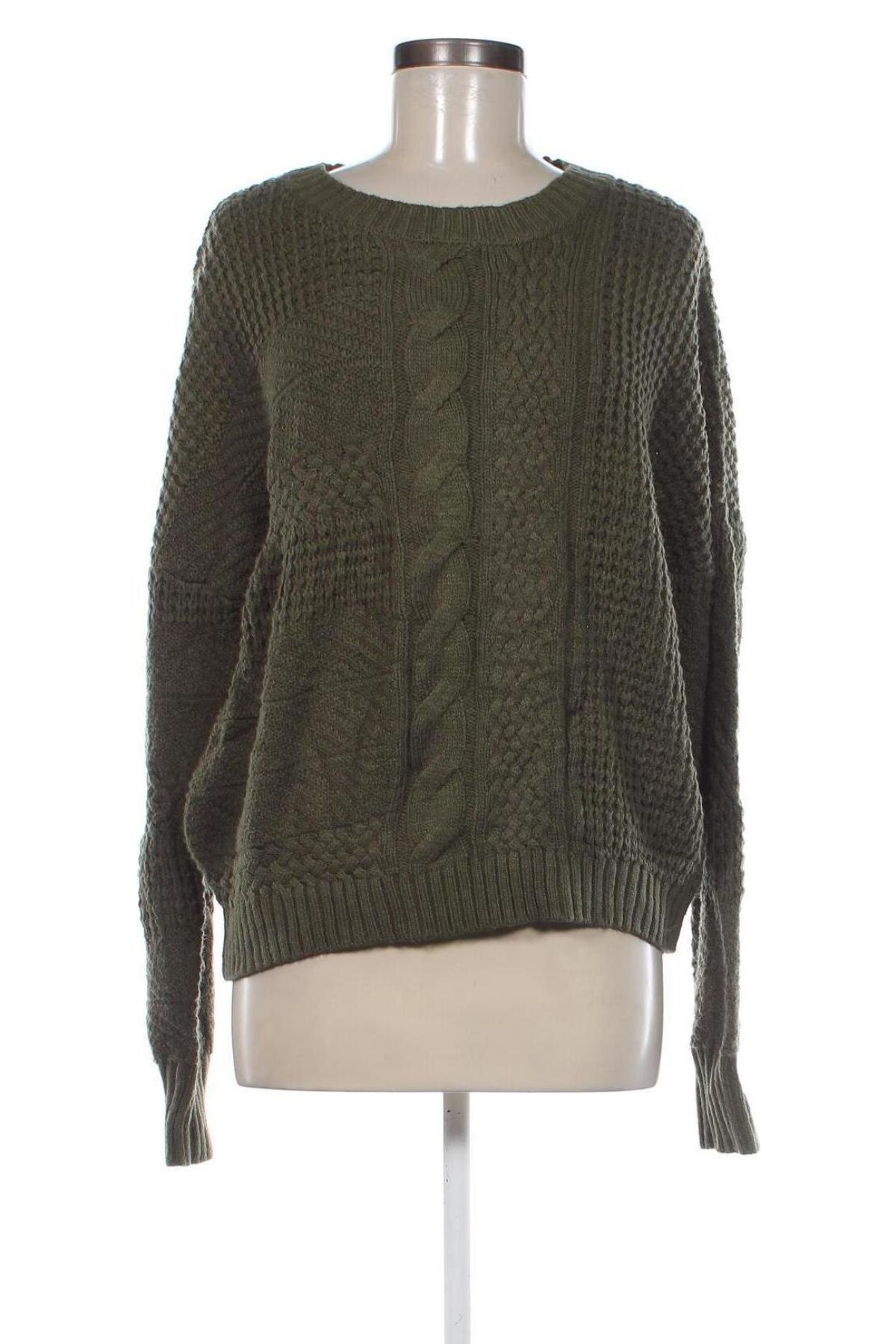 Дамски пуловер Time and tru, Размер XL, Цвят Зелен, Цена 15,37 лв.