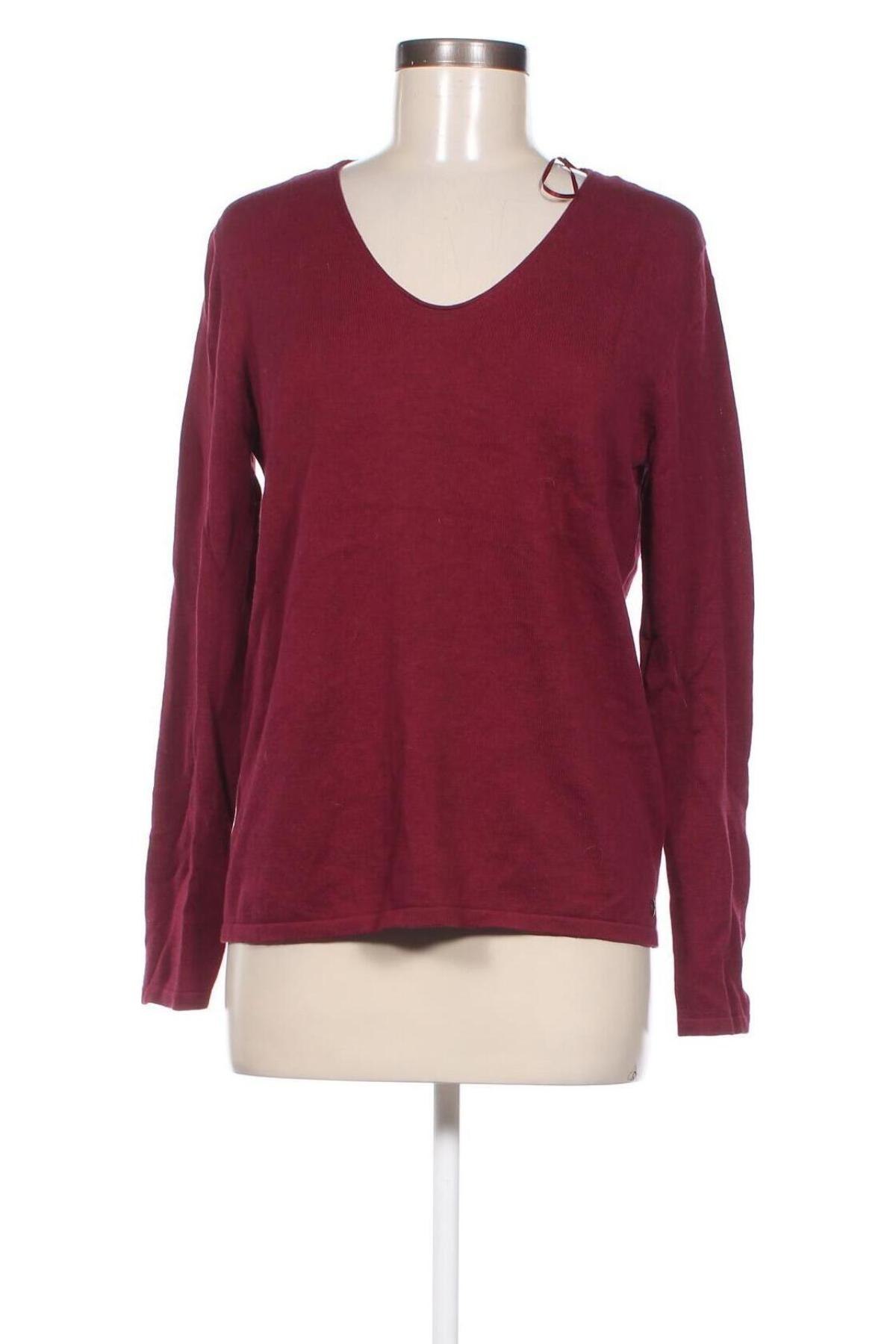 Дамски пуловер Tom Tailor, Размер M, Цвят Червен, Цена 16,40 лв.