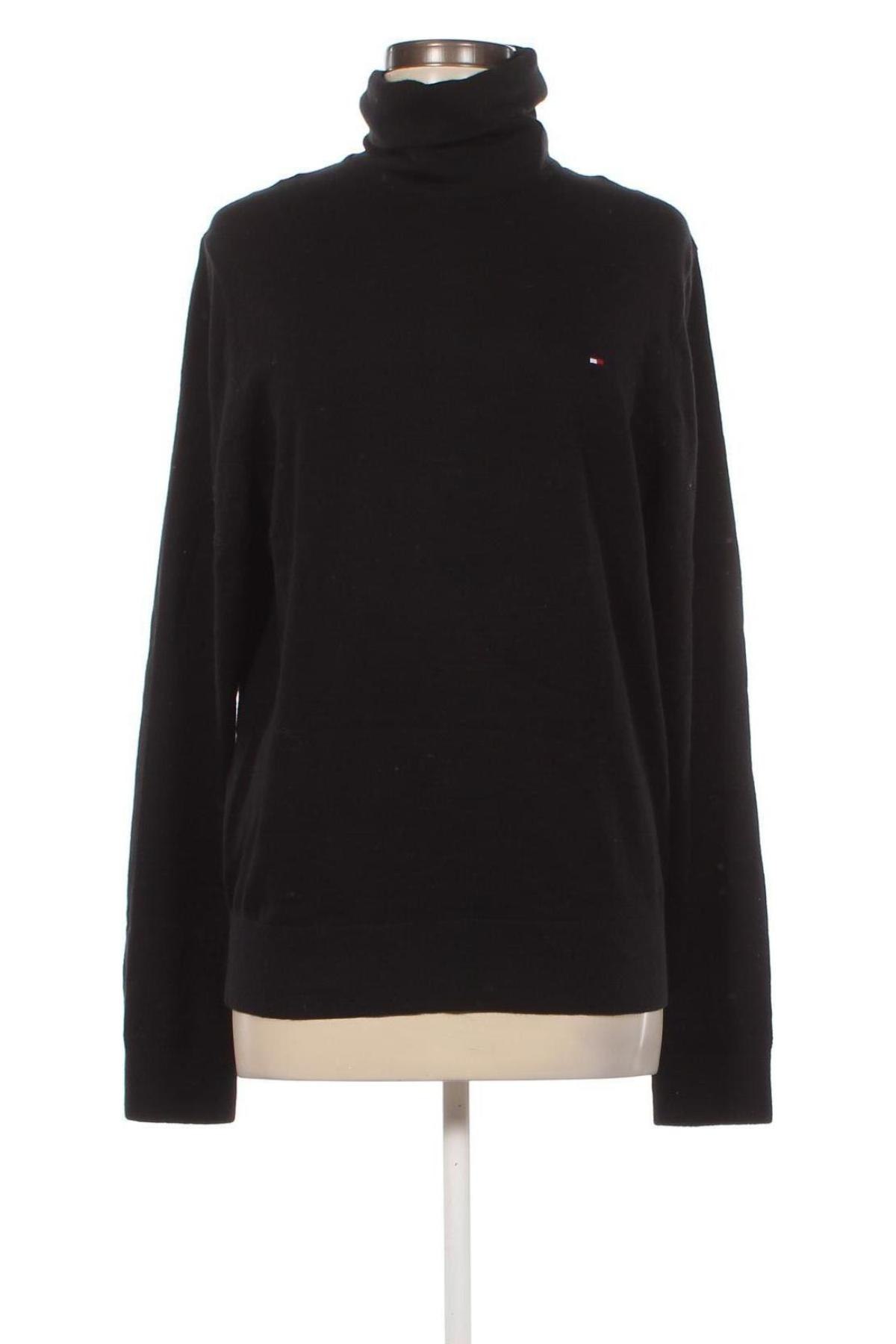 Γυναικείο πουλόβερ Tommy Hilfiger, Μέγεθος L, Χρώμα Μαύρο, Τιμή 63,09 €