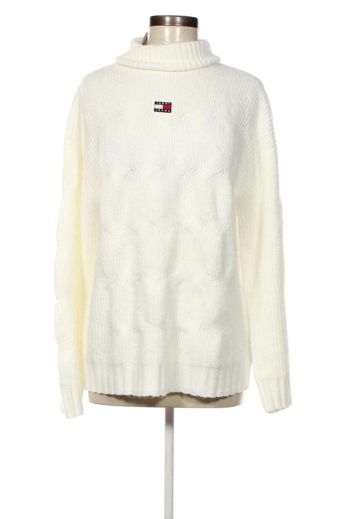 Dámsky pulóver Tommy Jeans, Veľkosť M, Farba Biela, Cena  52,58 €