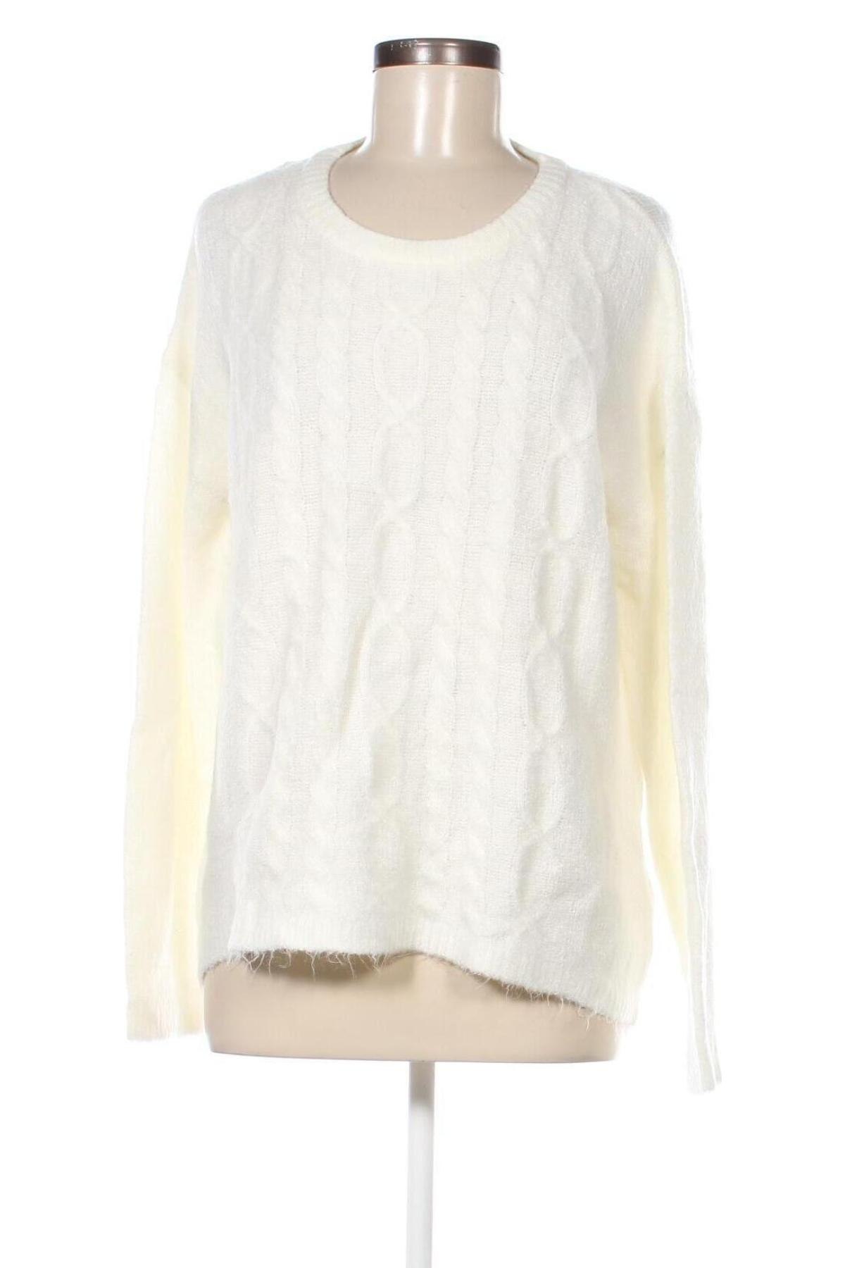Γυναικείο πουλόβερ Up 2 Fashion, Μέγεθος L, Χρώμα Εκρού, Τιμή 7,18 €