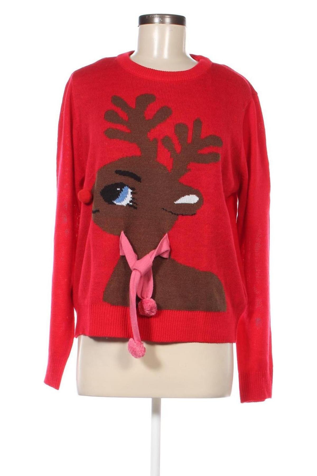 Γυναικείο πουλόβερ Vero Moda, Μέγεθος XL, Χρώμα Κόκκινο, Τιμή 15,34 €