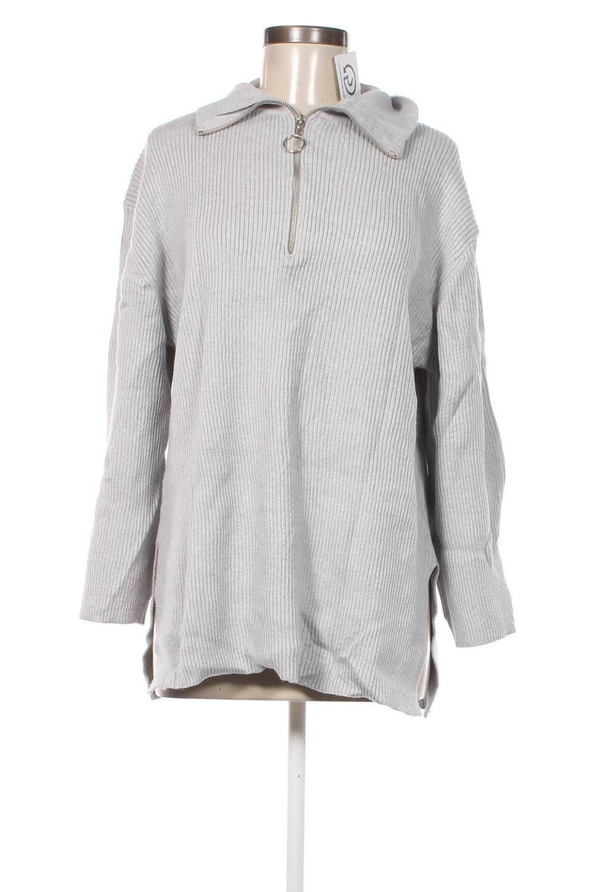 Дамски пуловер Vero Moda, Размер L, Цвят Сив, Цена 12,42 лв.