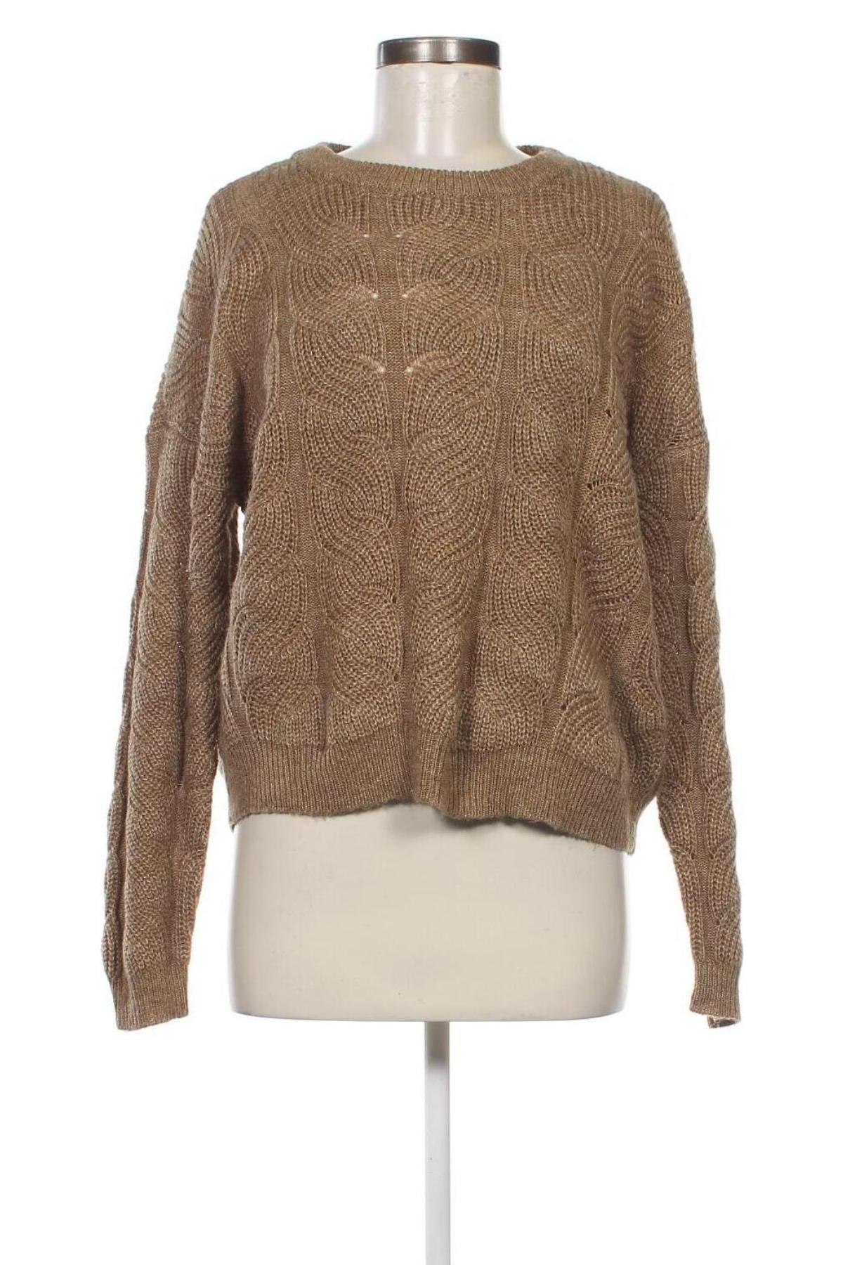 Дамски пуловер Vero Moda, Размер M, Цвят Кафяв, Цена 11,07 лв.