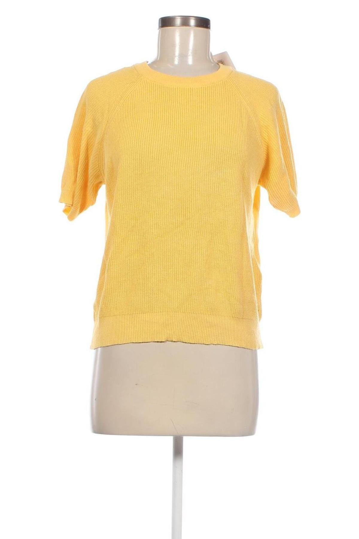 Дамски пуловер Vero Moda, Размер L, Цвят Жълт, Цена 4,05 лв.