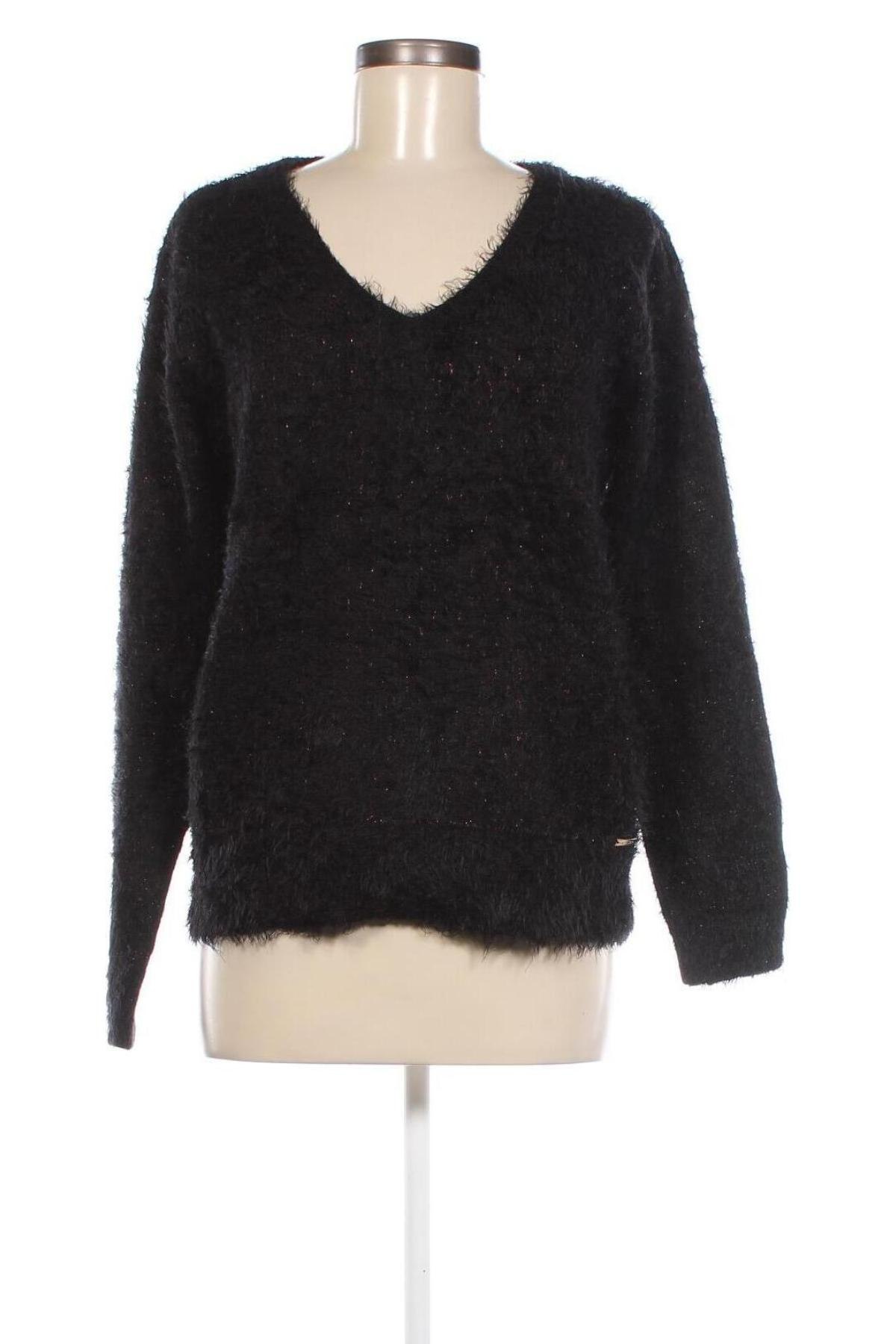 Дамски пуловер Vila Joy, Размер L, Цвят Черен, Цена 18,86 лв.