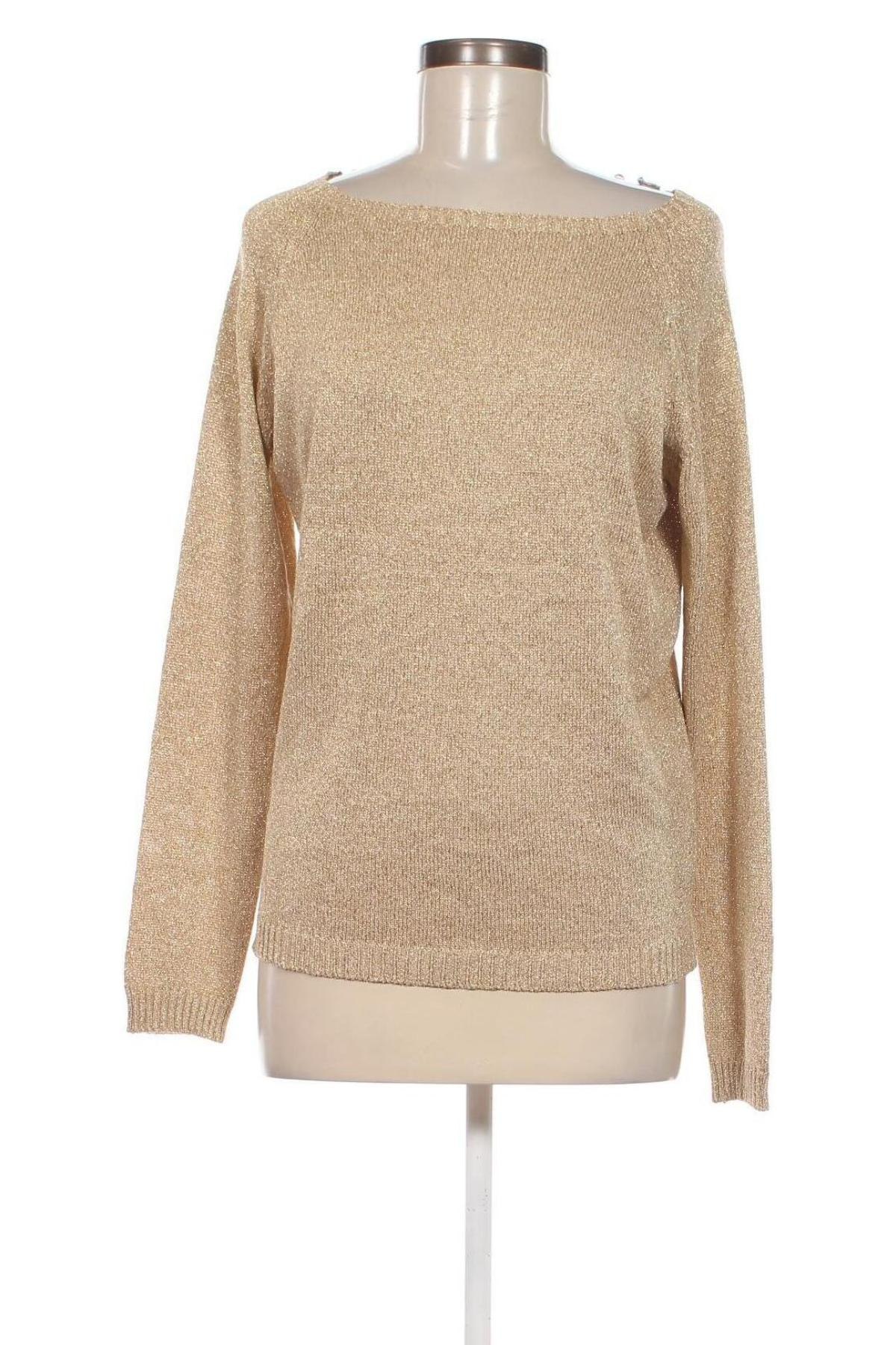 Дамски пуловер Xtsy, Размер M, Цвят Златист, Цена 11,60 лв.