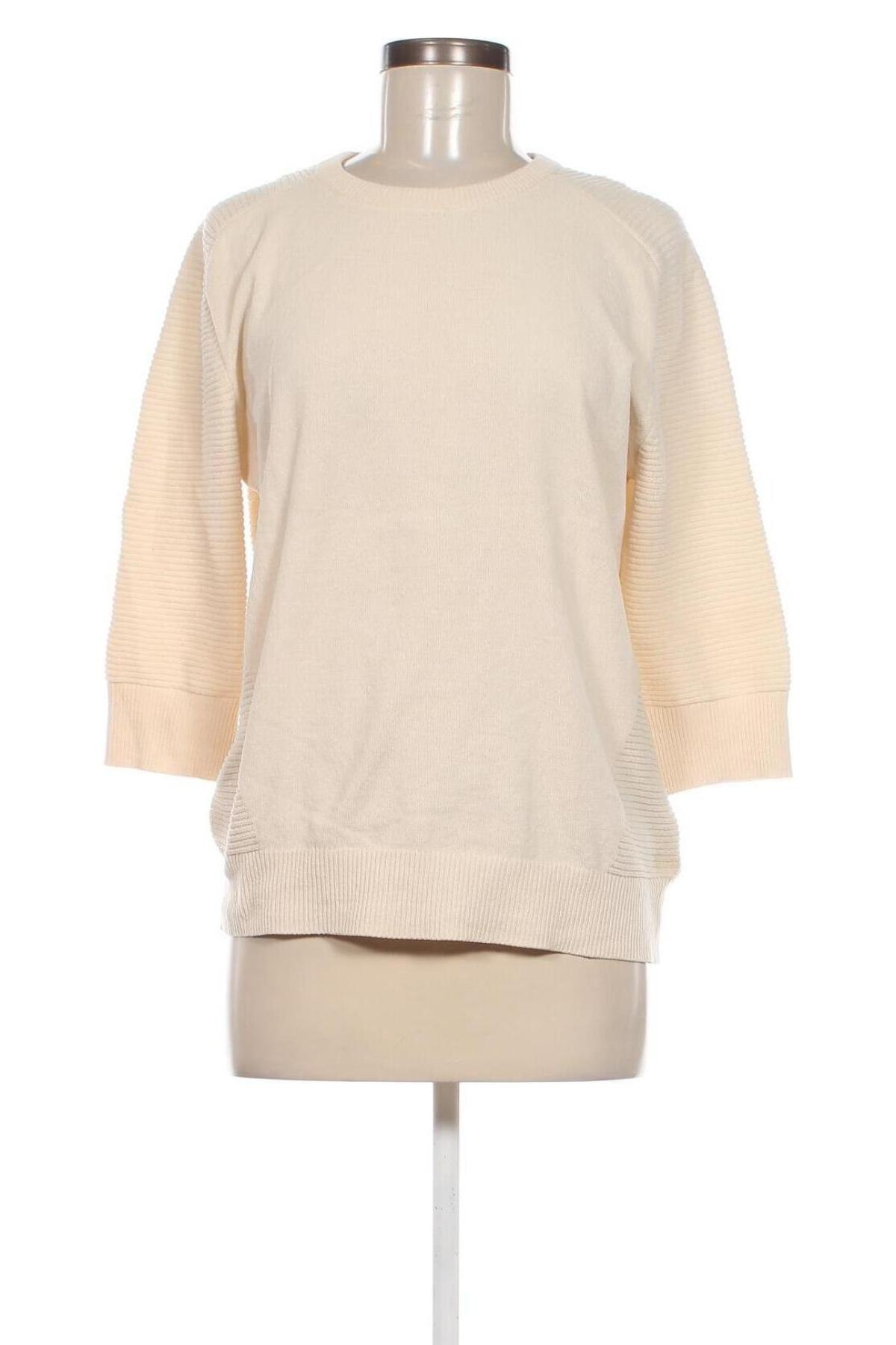 Дамски пуловер Yaya, Размер M, Цвят Екрю, Цена 32,86 лв.