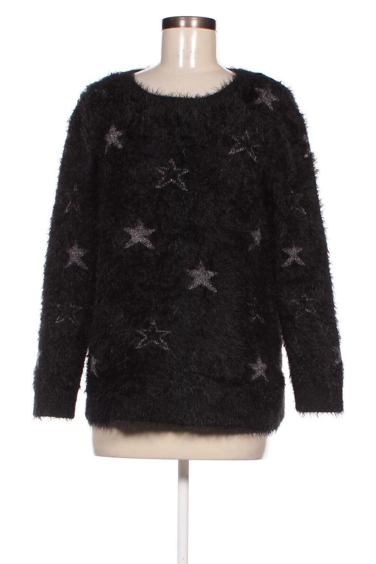 Γυναικείο πουλόβερ Yessica, Μέγεθος L, Χρώμα Μαύρο, Τιμή 7,71 €