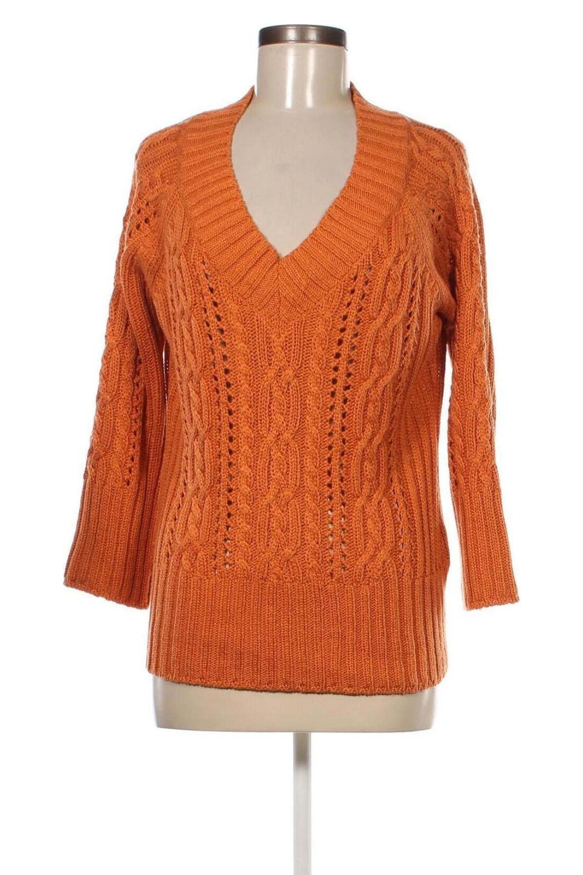 Damenpullover Yorn, Größe L, Farbe Orange, Preis 8,07 €