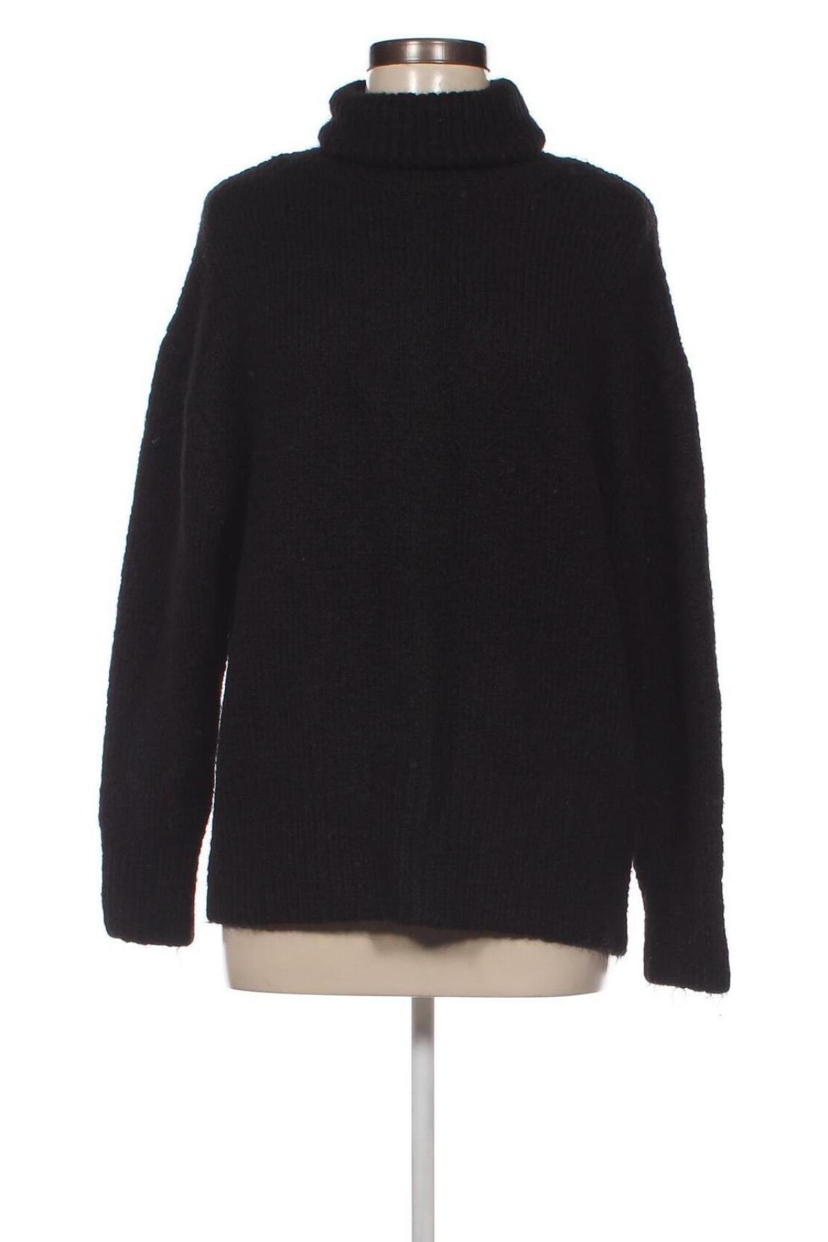 Дамски пуловер Zara, Размер S, Цвят Черен, Цена 24,29 лв.