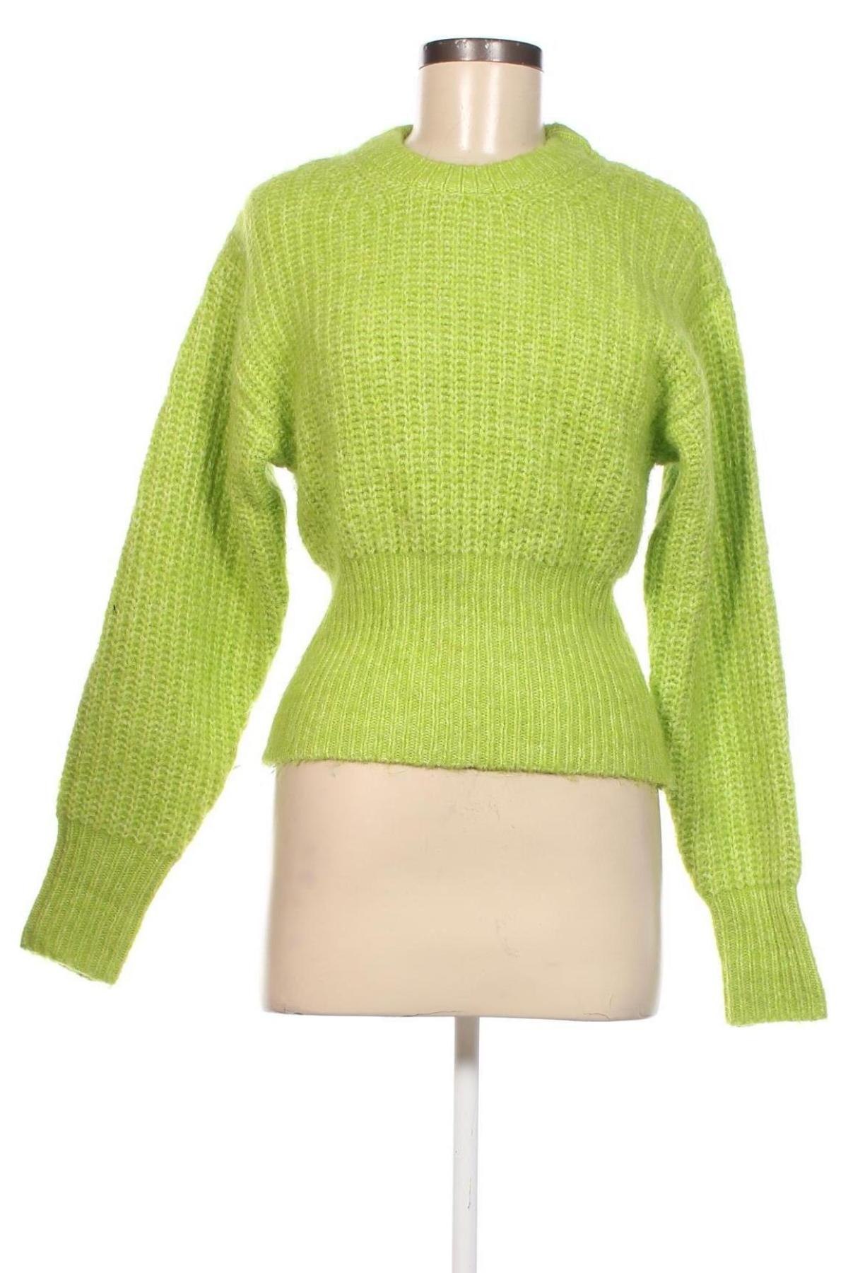 Damenpullover Zara, Größe S, Farbe Grün, Preis 9,21 €