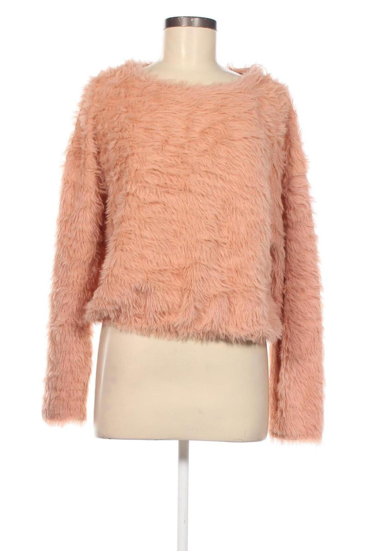 Pulover de femei Zara, Mărime L, Culoare Roz, Preț 35,53 Lei