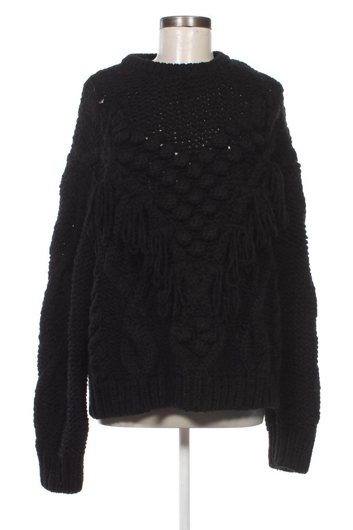 Pulover de femei Zara Knitwear, Mărime S, Culoare Negru, Preț 88,82 Lei