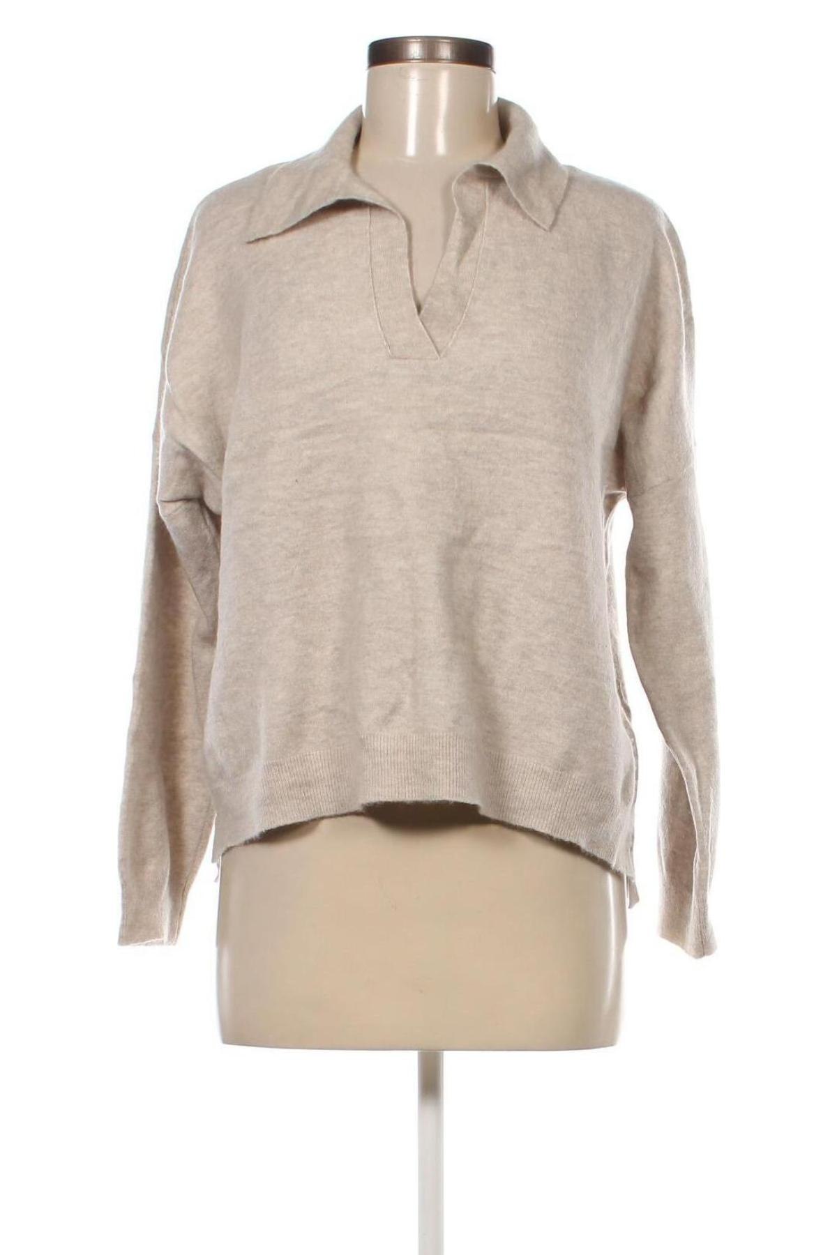 Дамски пуловер Zenggi, Размер XXL, Цвят Бежов, Цена 49,60 лв.