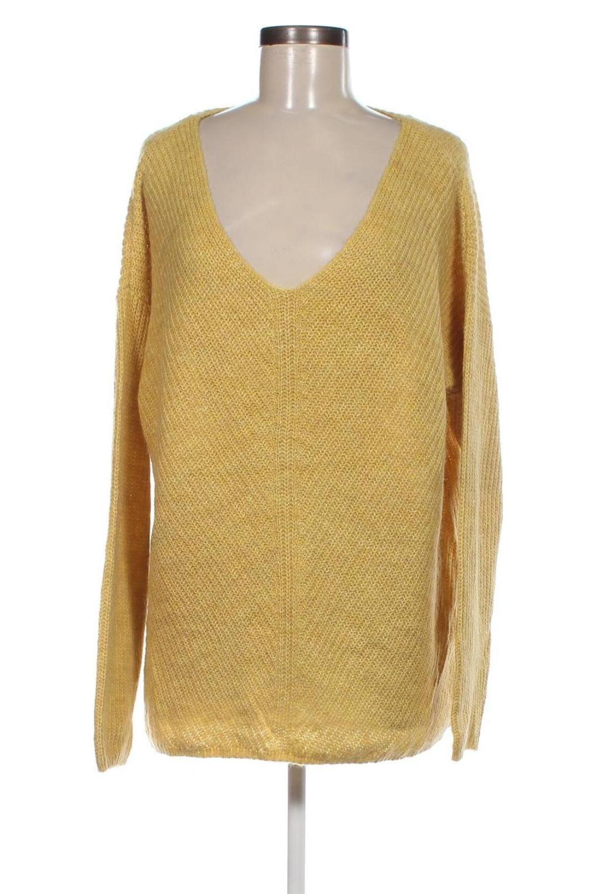 Дамски пуловер Zero, Размер M, Цвят Жълт, Цена 16,40 лв.