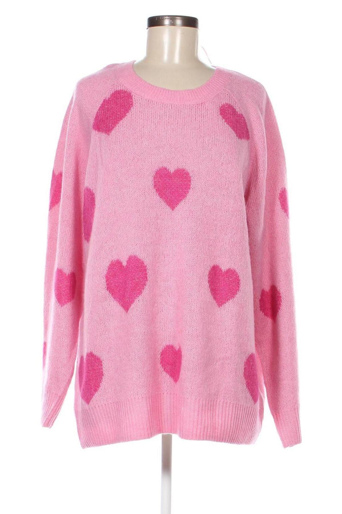 Damenpullover Zizzi, Größe M, Farbe Rosa, Preis 19,05 €