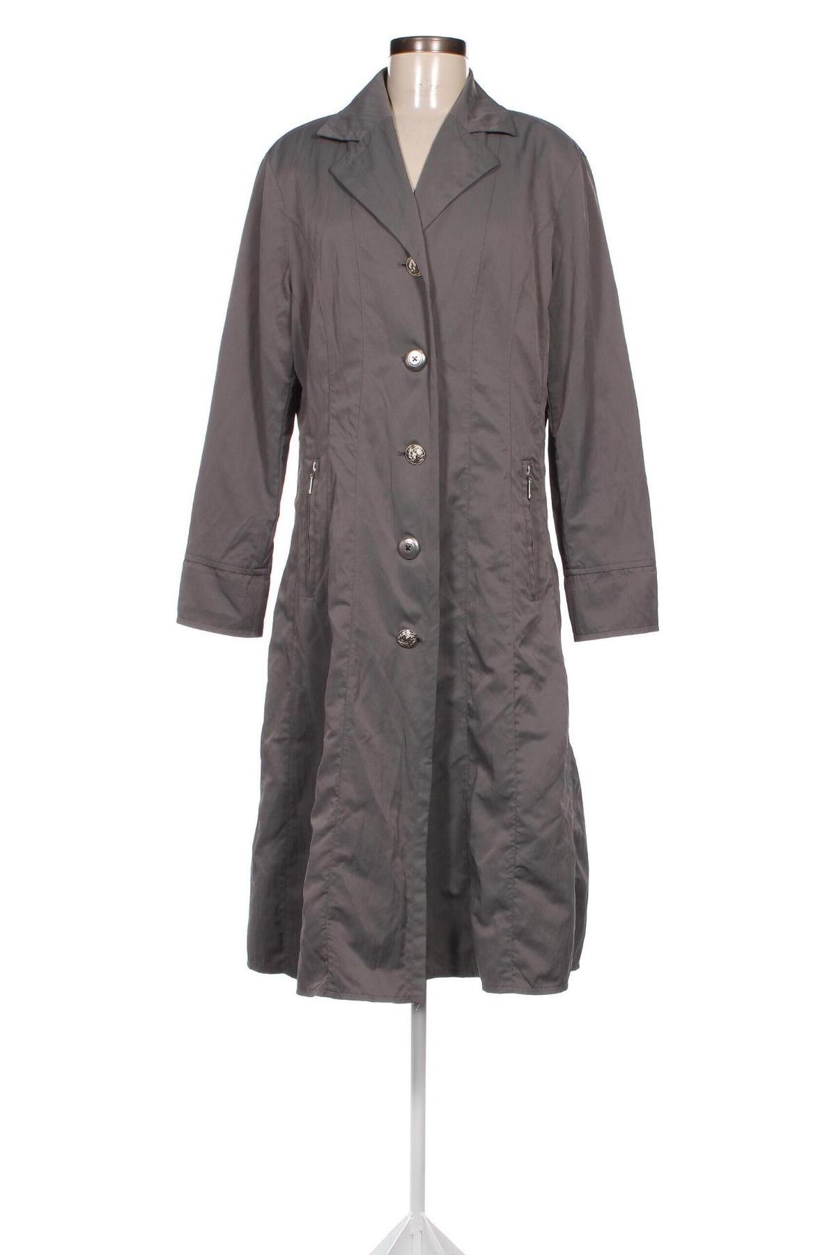 Damen Trench Coat, Größe XL, Farbe Grau, Preis € 9,49