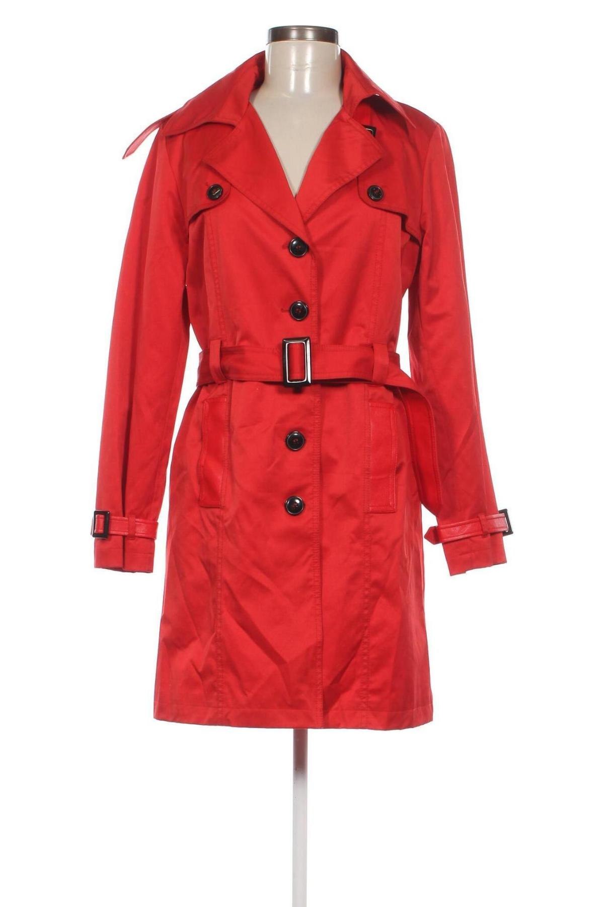 Damen Trenchcoat, Größe L, Farbe Rot, Preis 52,19 €