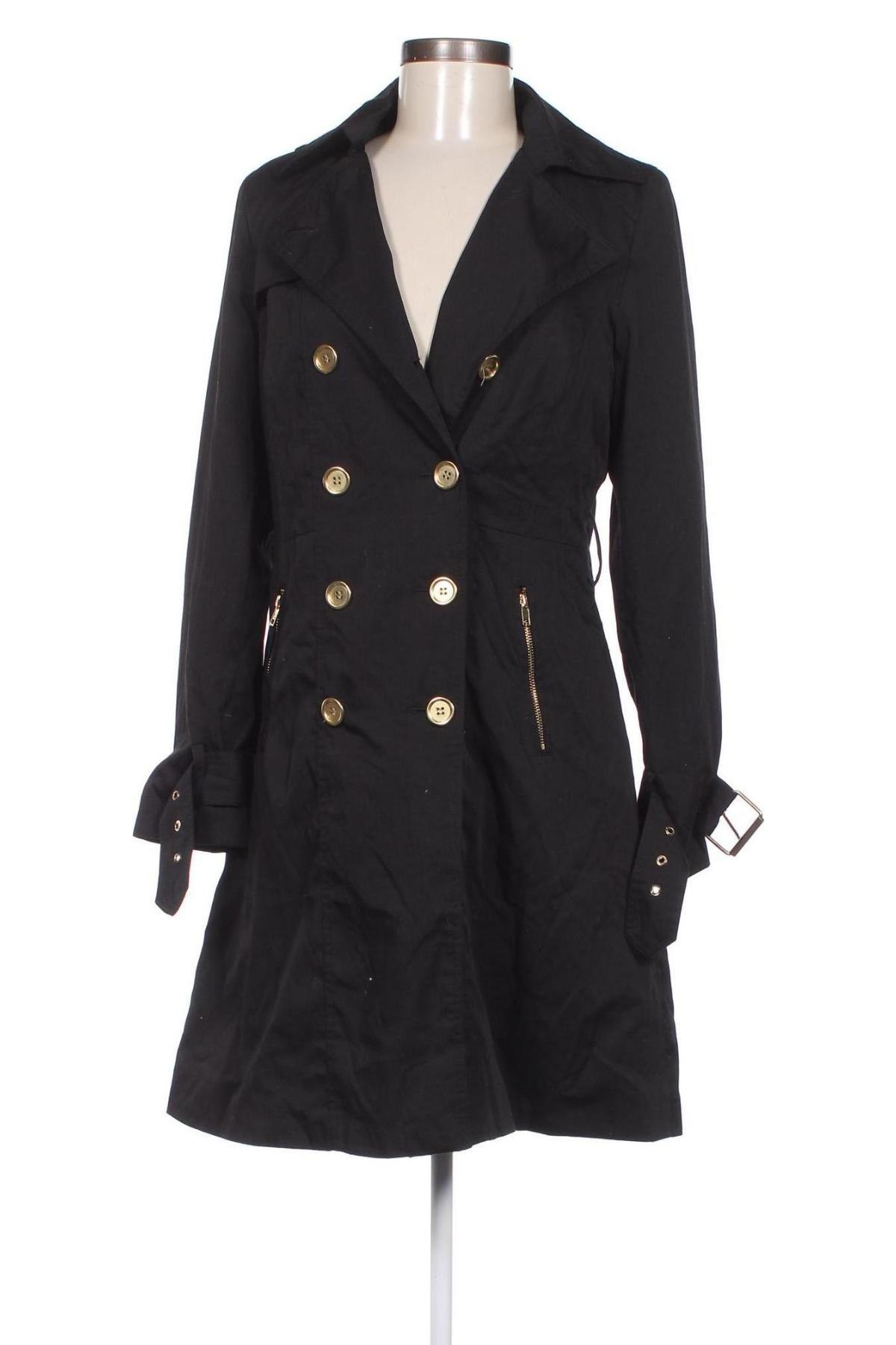 Damen Trenchcoat Anna Field, Größe M, Farbe Schwarz, Preis 52,19 €