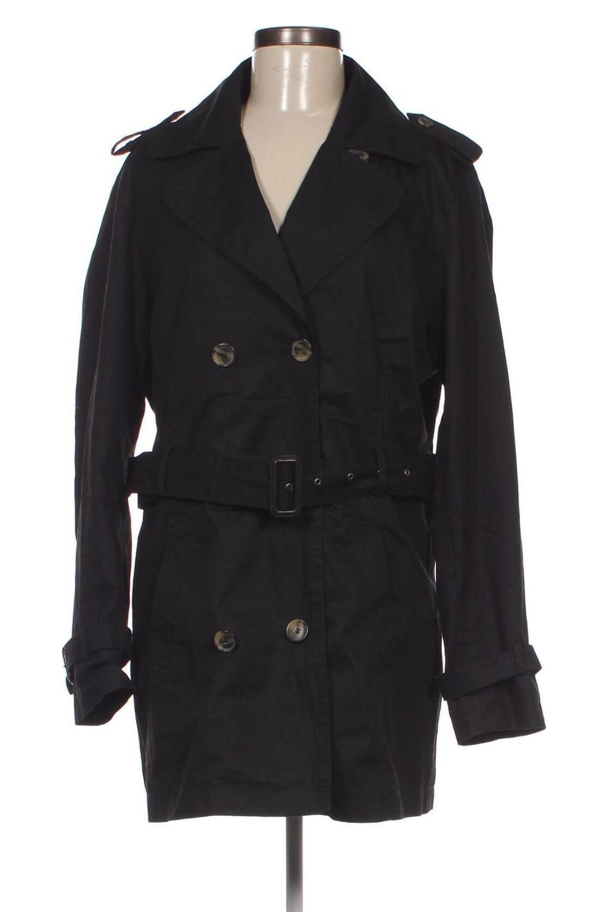 Trench de femei Blue Motion, Mărime M, Culoare Negru, Preț 134,56 Lei